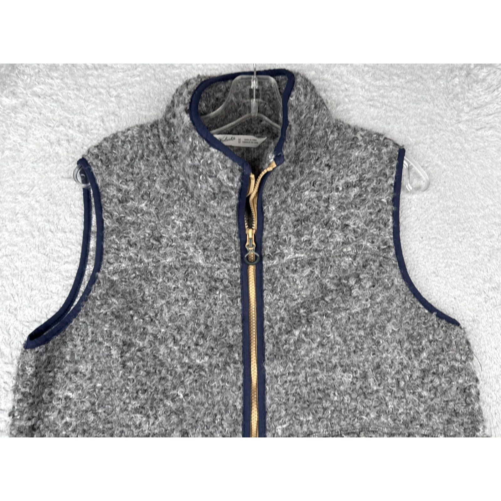 Vintage Woolrich Vest Womens Medium Gray Fleece Zip Front Pockets Outdoor Size M / US 6-8 / IT 42-44 - 7 Thumbnail