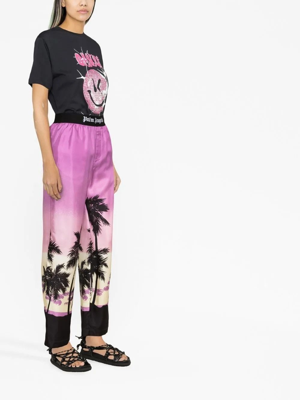 Palm Angels o1y1125 Sweatpant in Multicolor Size 28" / US 6 / IT 42 - 2 Thumbnail