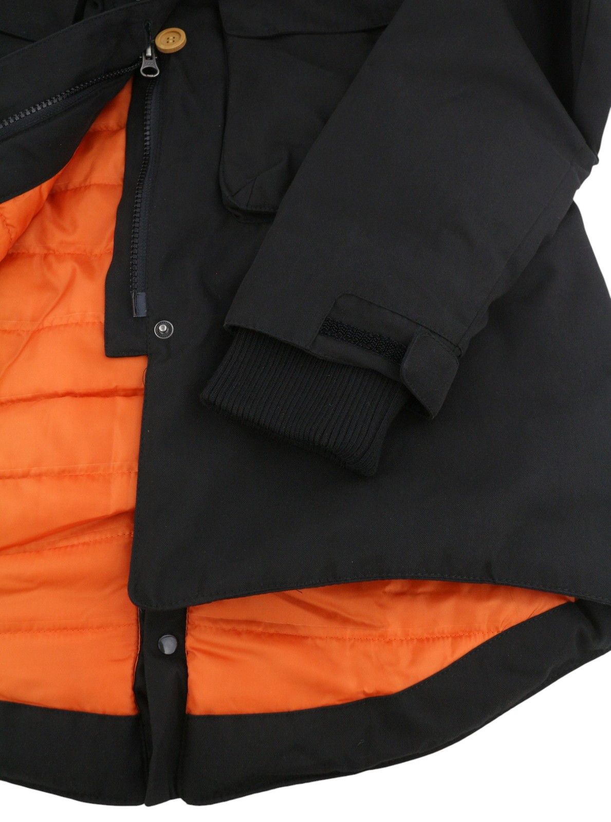 Other CALGARY PARKA S Black Padded Hooded Mid Length 88051 Size S / US 4 / IT 40 - 6 Thumbnail