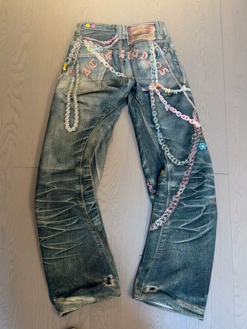 Acne Studios acne studios Blue machete jeans 2503-Nextarrow Size US 28 / EU 44 - 2 Thumbnail