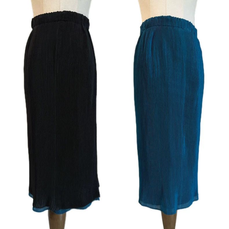 Issey Miyake Issey Miyake size:2 Black and blue main line two-color lon Size M / US 6-8 / IT 42-44 - 7 Thumbnail