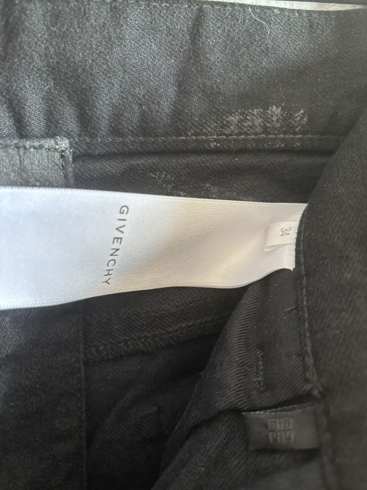 Givenchy GIVENCHY CRACKED SLIM FIT 5 POCKET TROUSERS Size US 34 / EU 50 - 5 Thumbnail