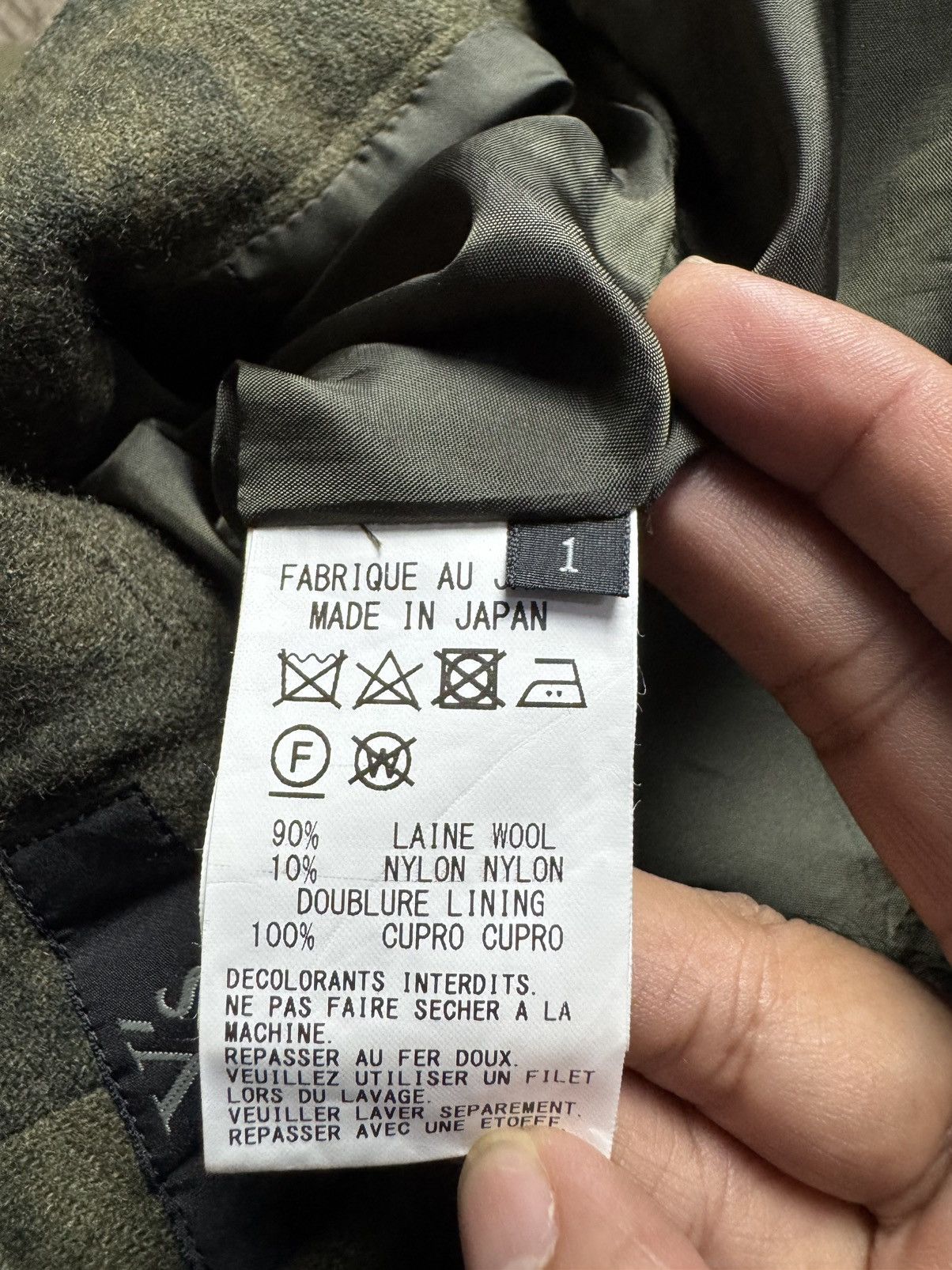 Japanese Brand × Y's × Yohji Yamamoto Y’s Yohji Yamamoto Wool Cargo Pants Size US 35 - 8 Thumbnail