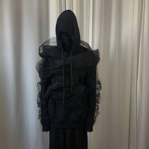 Y/Project Y/Project Tulle Wrapped Hoodie - AW17 Size US L / EU 52-54 / 3 - 2 Thumbnail