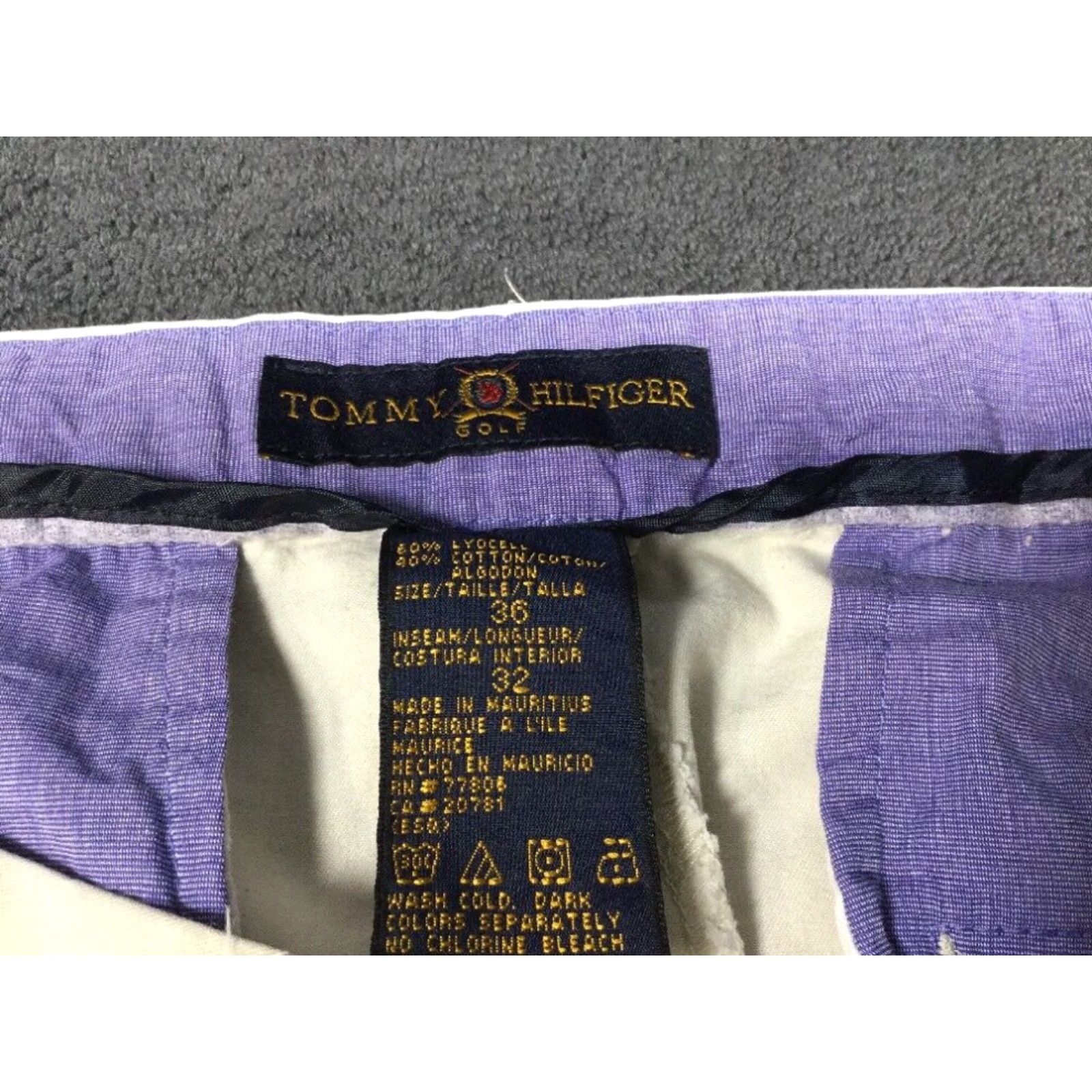 Tommy Hilfiger Tommy Hilfiger Pleated Dress Pants Mens 36x30 Beige Lyocell Blend Size US 36 / EU 52 - 6 Thumbnail