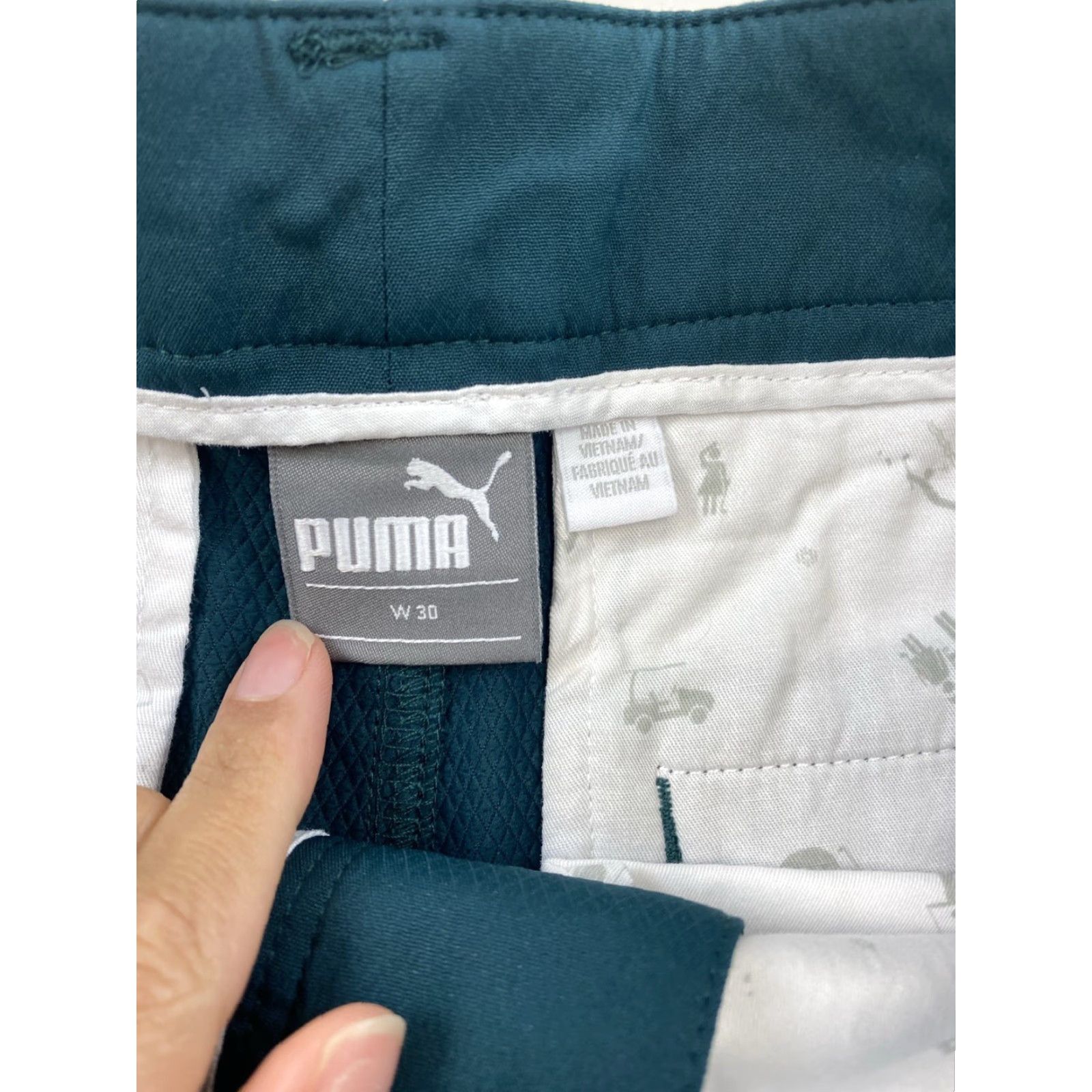 Puma PUMA Chino Shorts Mens 30 Regular Green Mens Size US 30 / EU 46 - 3 Thumbnail