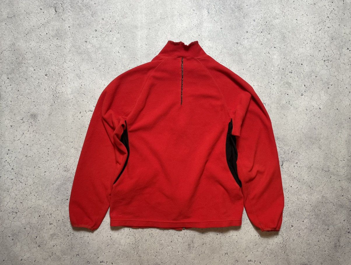 Nike × Vintage Vintage Fleece Jacket Full Zip Nike Drill Swoosh Y2K Size US L / EU 52-54 / 3 - 2 Thumbnail
