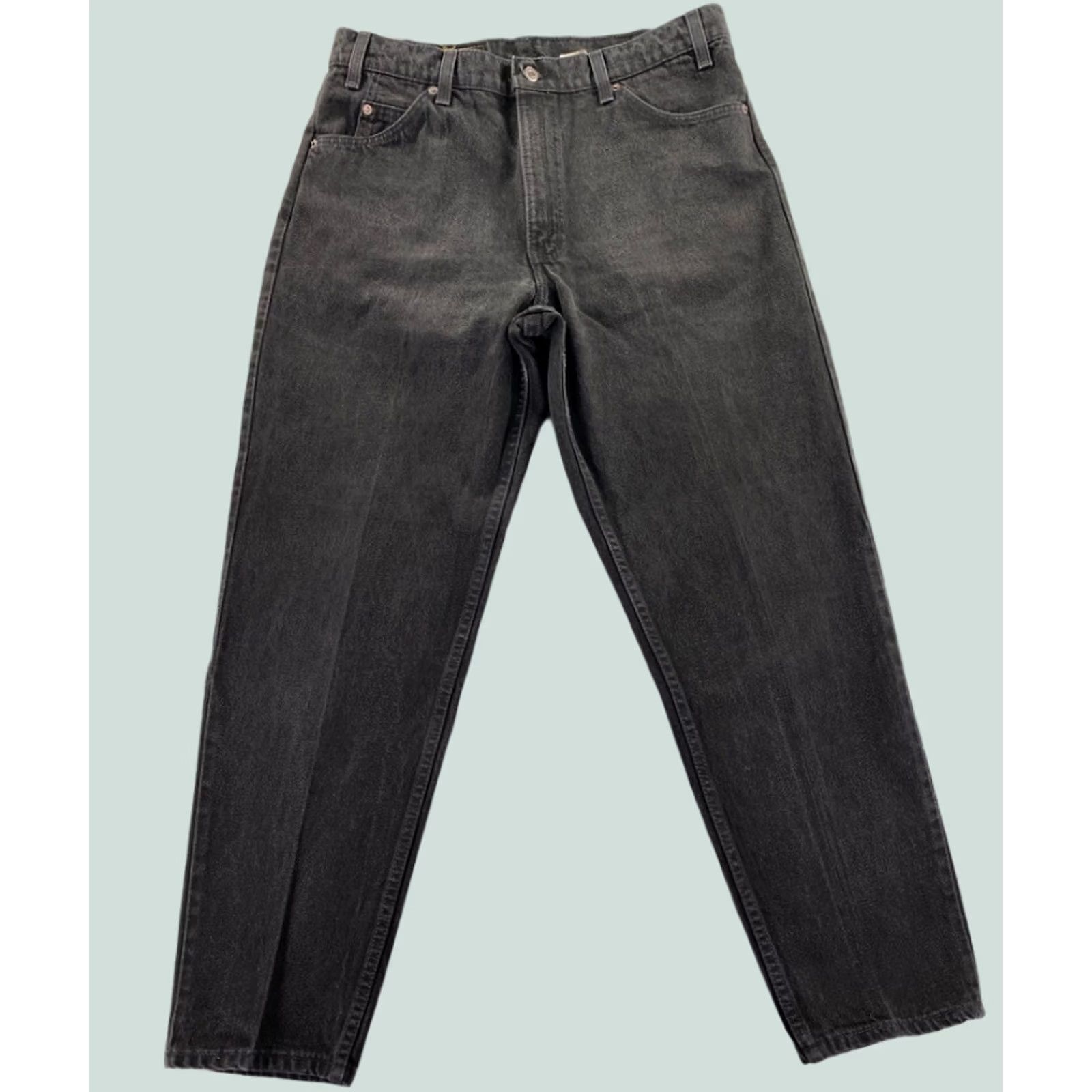 Levi's VINTAGE LEVIS 565 BLACK 34X30 LOOSE WIDE LEG JEANS Men's
