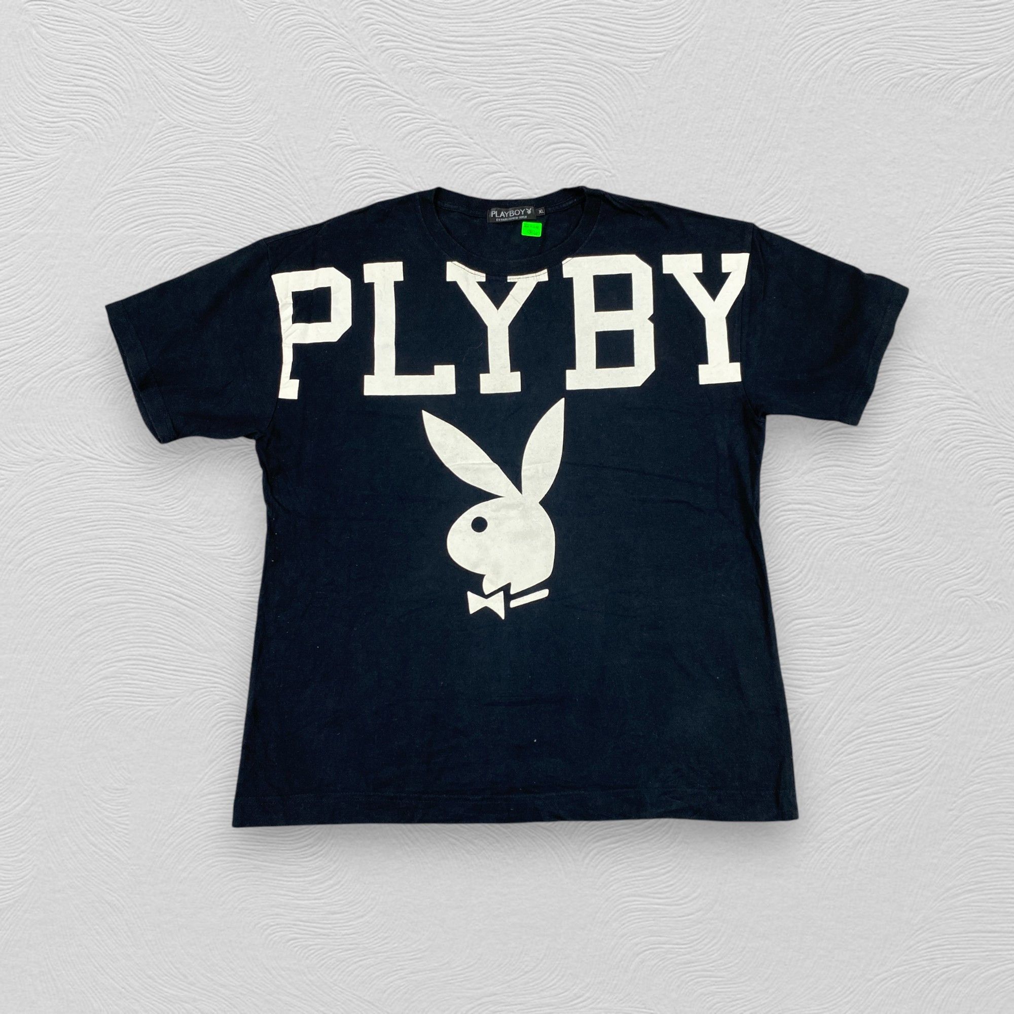 Playboy Vintage Printed Playboy Big Logo T-Shirt -B087 Size US XL / EU 56 / 4 - 1 Thumbnail