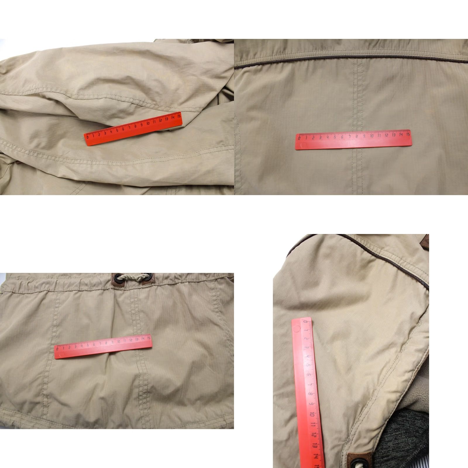 Vintage Naketano Jacket Women's Beige MEDIUM Hooded Full Zip Lightweight Size M / US 6-8 / IT 42-44 - 11 Thumbnail