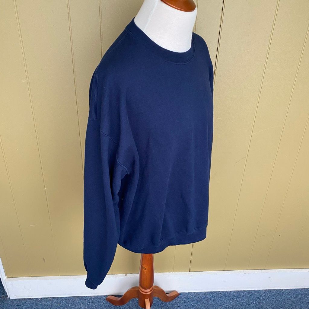 Gildan Gildan men 2XL crewneck longsleeve pullover sweatshirt navy Size US XXL / EU 58 / 5 - 3 Thumbnail