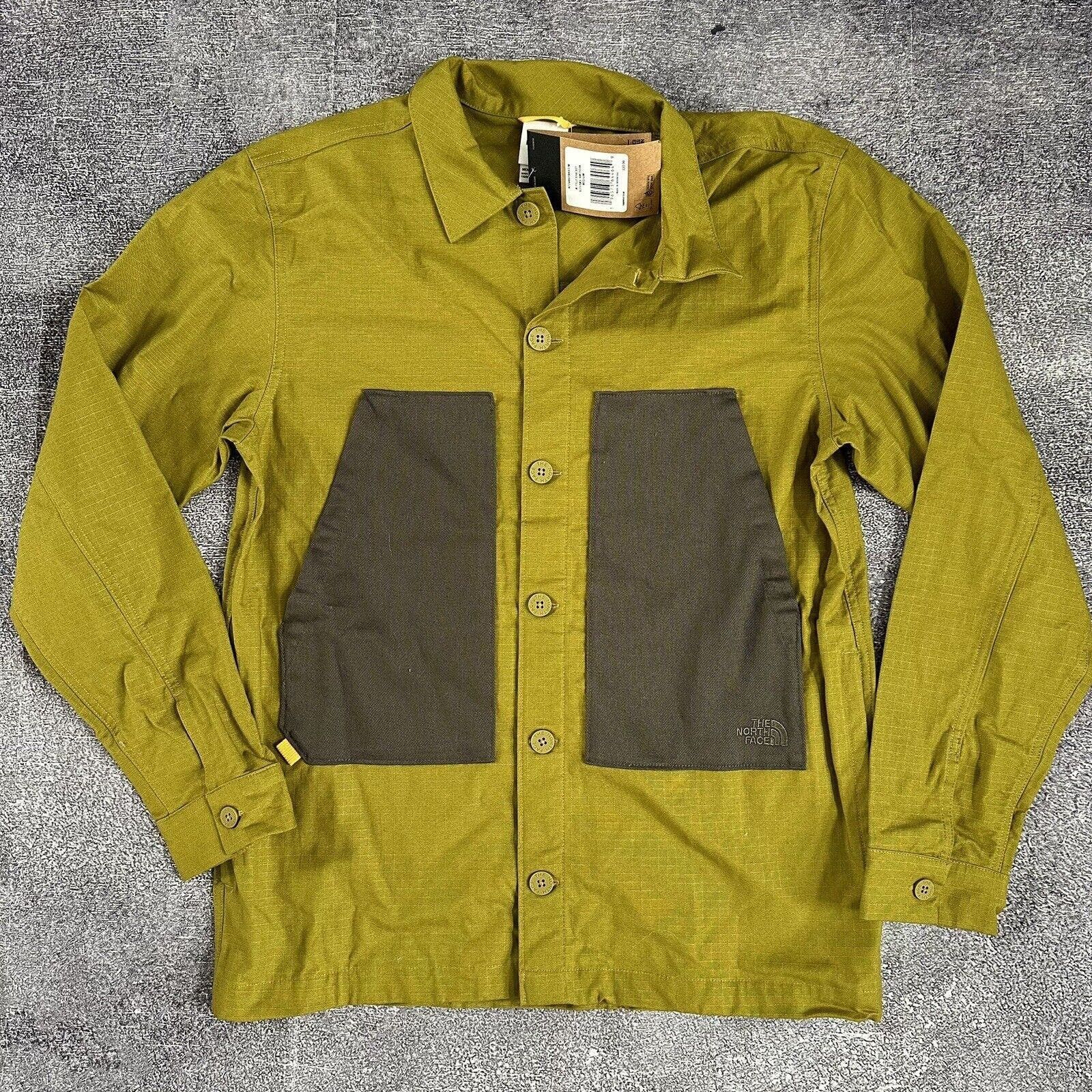 Men's The North Face Field Shacket Green Shirt Jacket Sz M