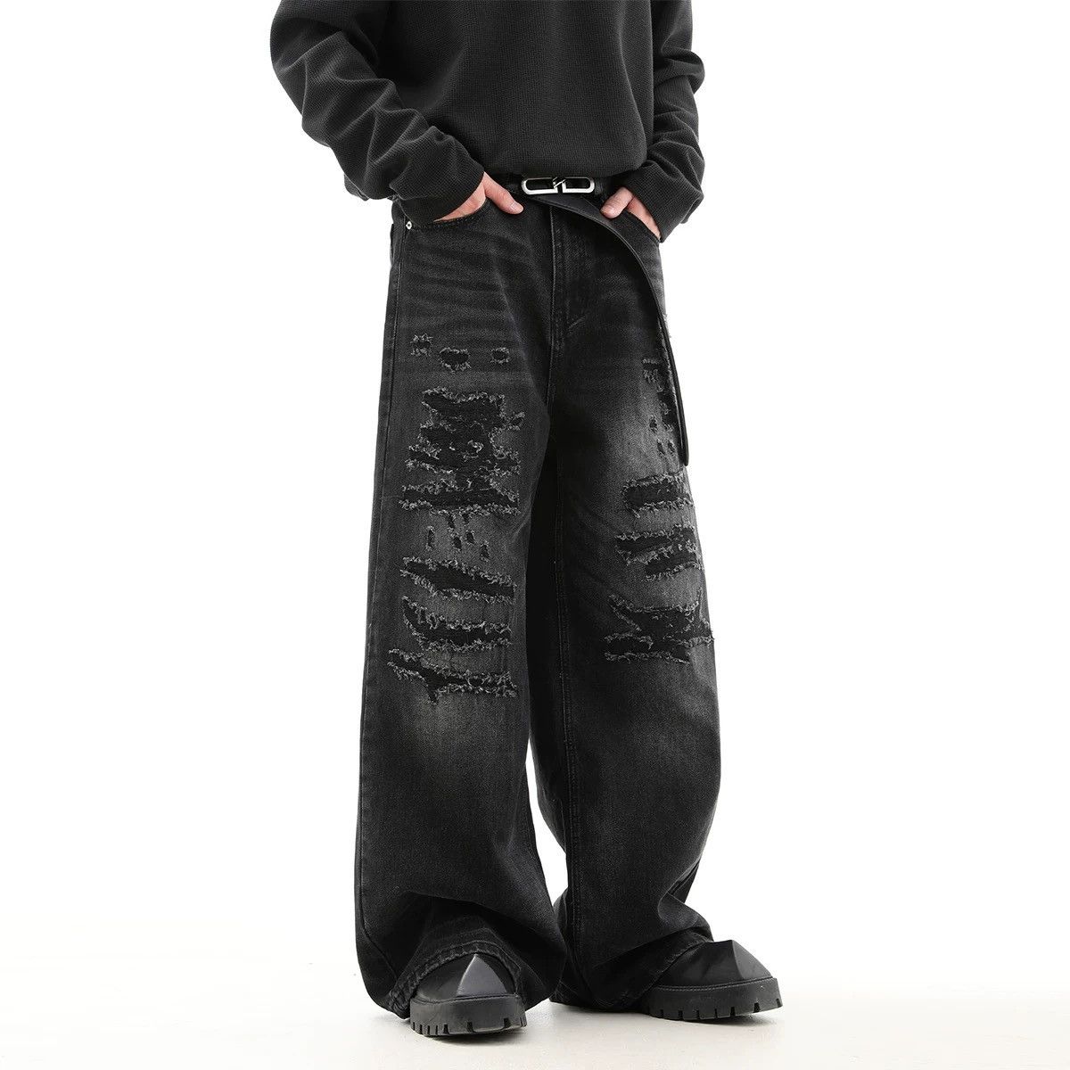 Japanese Brand × Vintage Retro punk pants Size US 31 - 3 Thumbnail