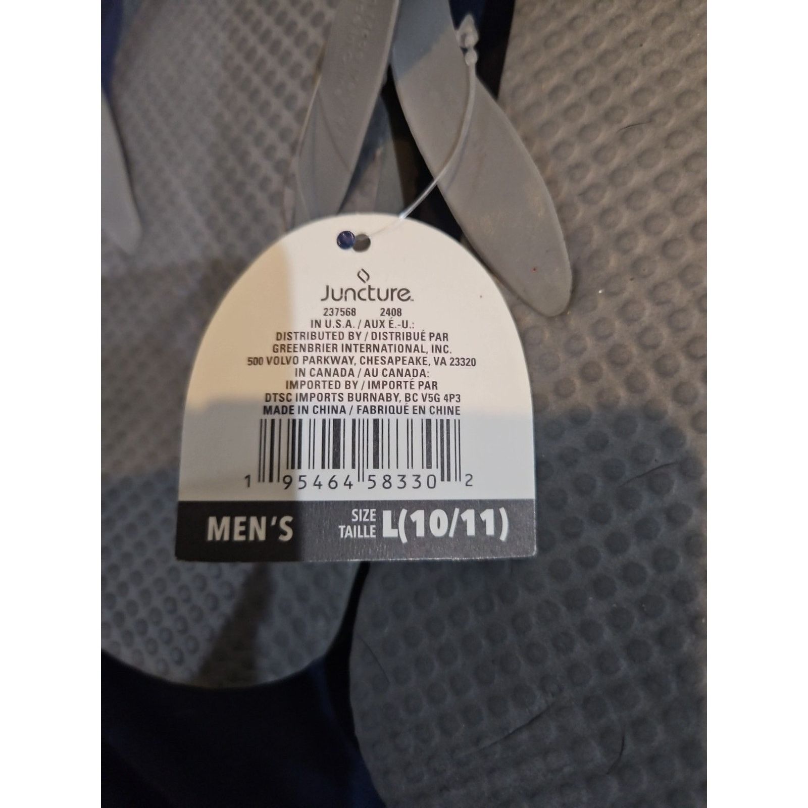 Other Juncture Men's Flip Flops Size 10/11 - Brand New Size US 10.5 / IT 40.5 - 3 Thumbnail