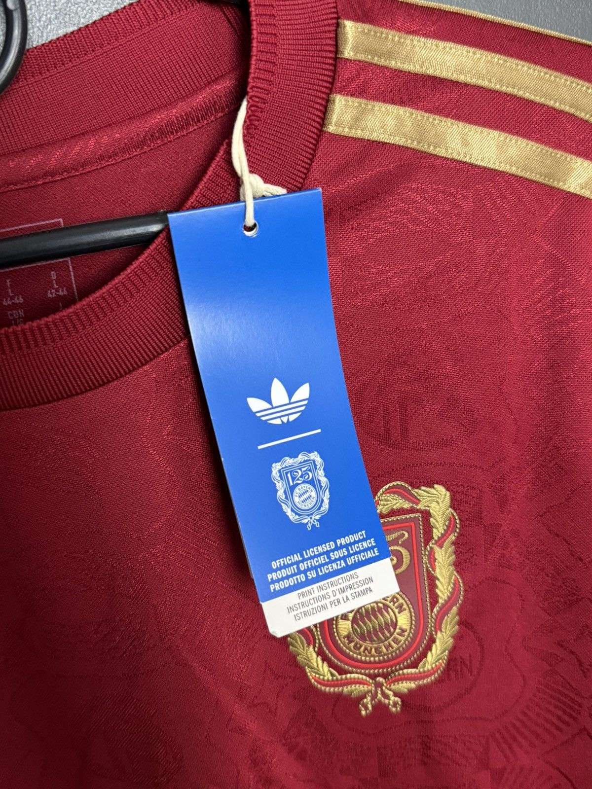 Adidas New Bayern Munchen Anniversary 125 Kimmich Football Jersey Size L / US 10 / IT 46 - 11 Thumbnail
