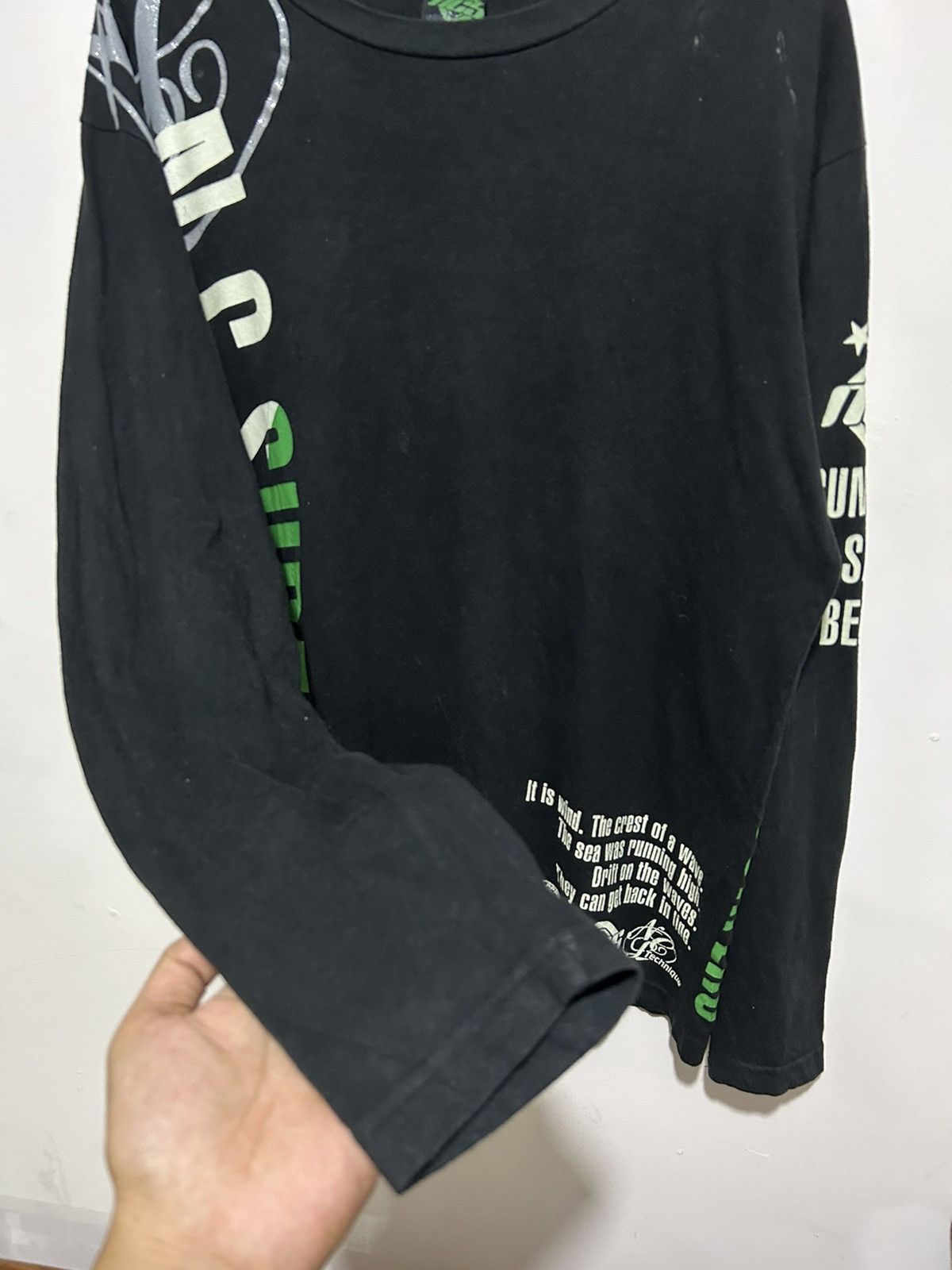 Hysteric Glamour JapaneseBrand North Coast Surfers Poem Long Sleeve Size US L / EU 52-54 / 3 - 8 Thumbnail