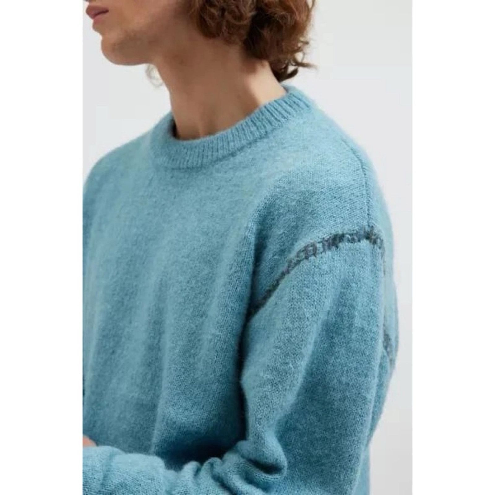 Urban Outfitters Urban Outfitters Hudson Shrunken Crew Neck Sweater XL Size US XL / EU 56 / 4 - 14 Thumbnail