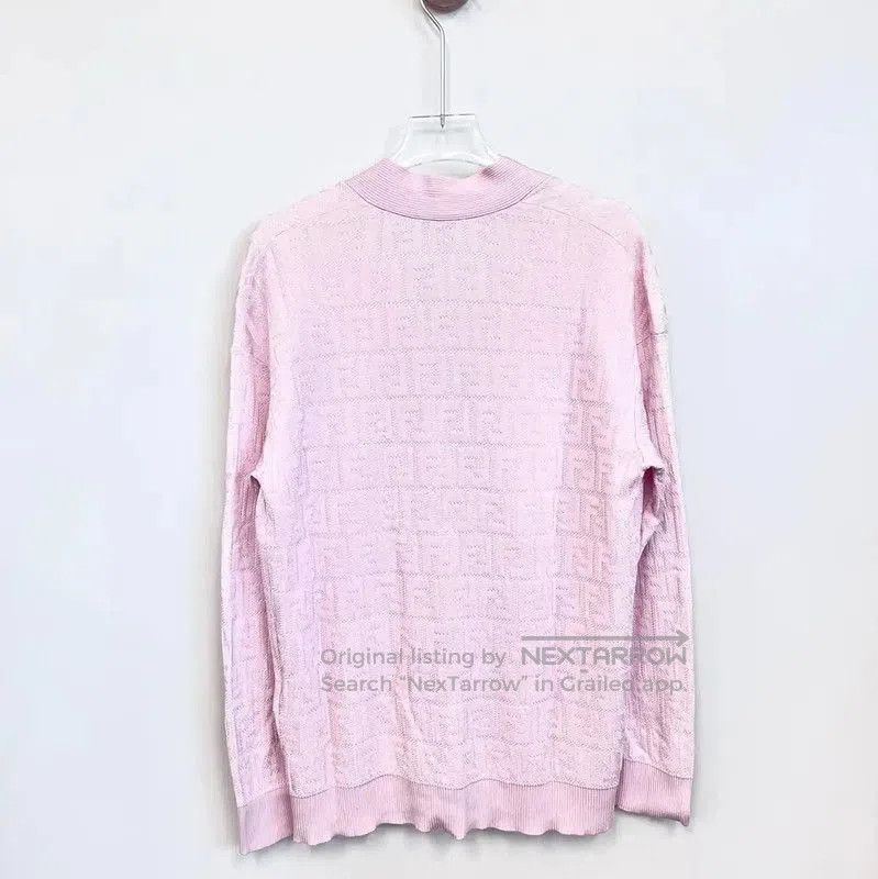 Fendi Fendi Pink Women's Cardigan Sweater . Size M / US 6-8 / IT 42-44 - 2 Thumbnail