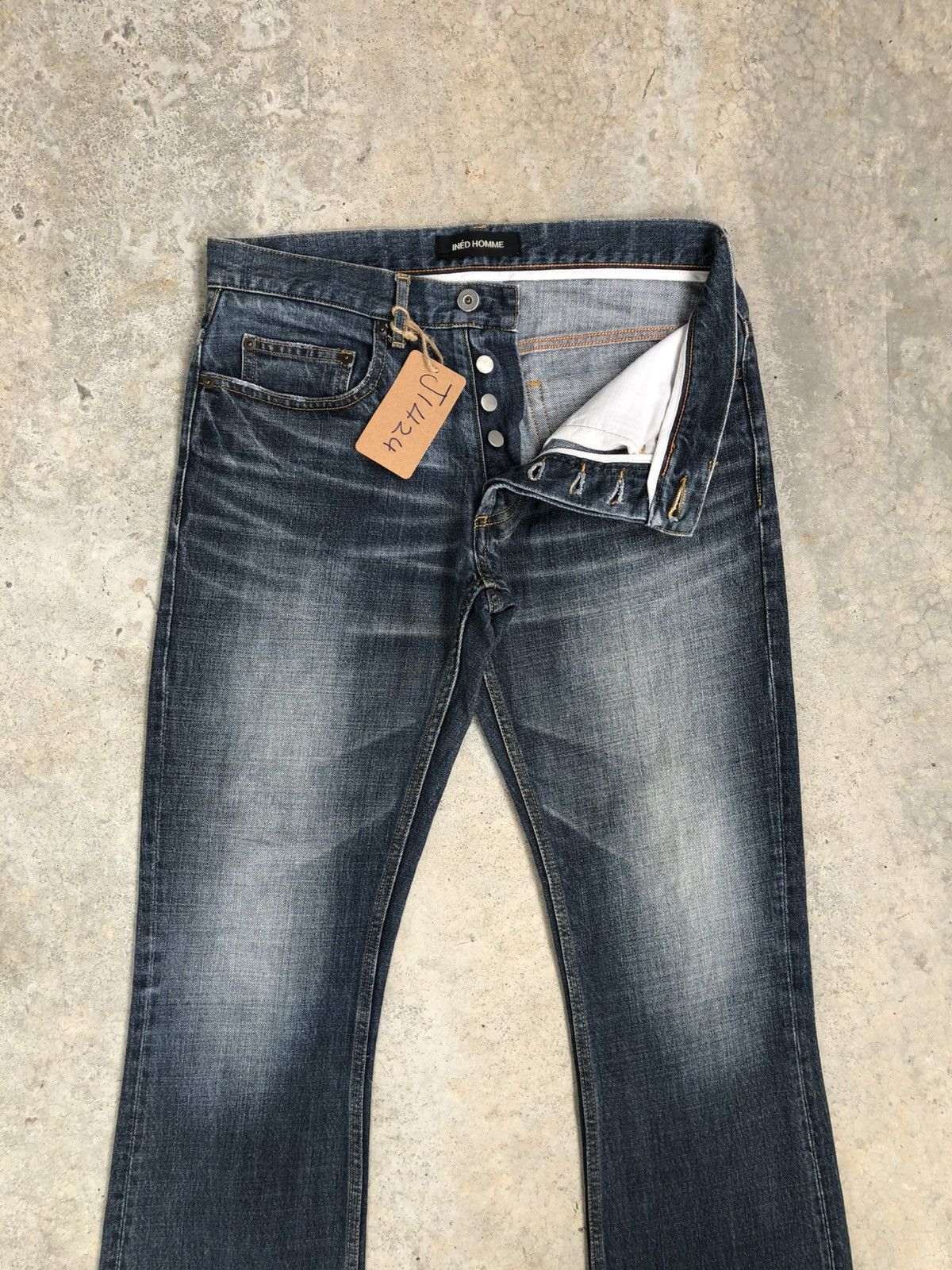 Yohji Yamamoto Ined Homme Flared Jeans Yohji Yamamoto Size US 32 / EU 48 - 3 Thumbnail