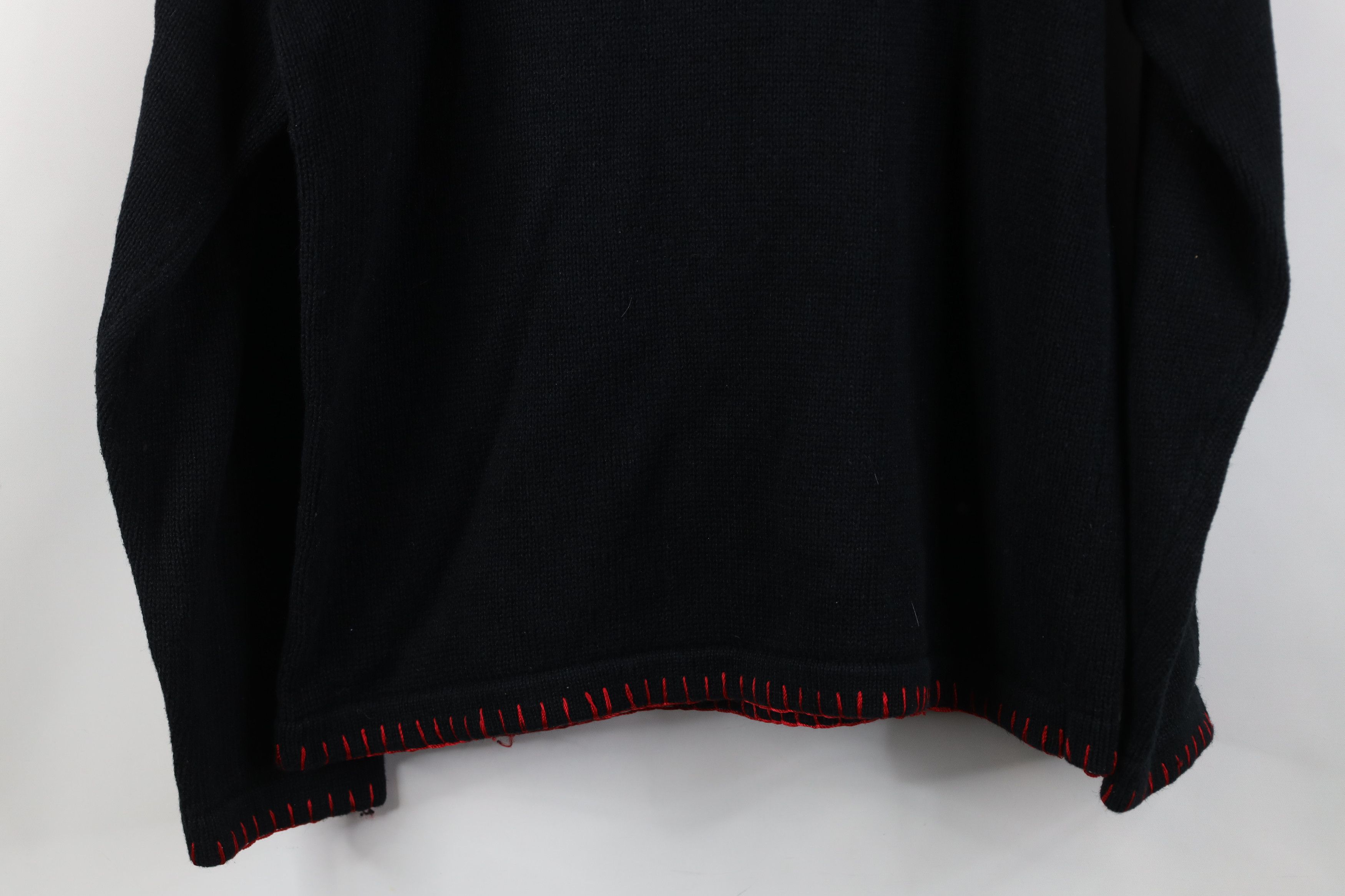 Vintage Vintage 90s Streetwear Stocking Cat Kitten Knit Sweater Size S / US 4 / IT 40 - 15 Thumbnail