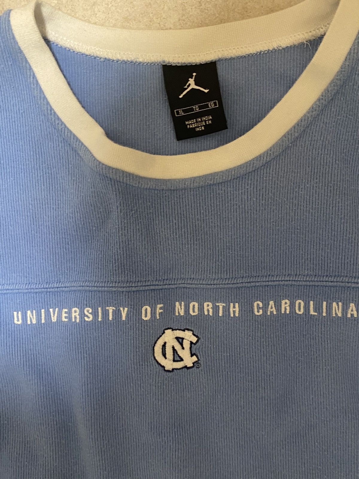 Jordan Brand North Carolina Sweater Size US XL / EU 56 / 4 - 2 Thumbnail