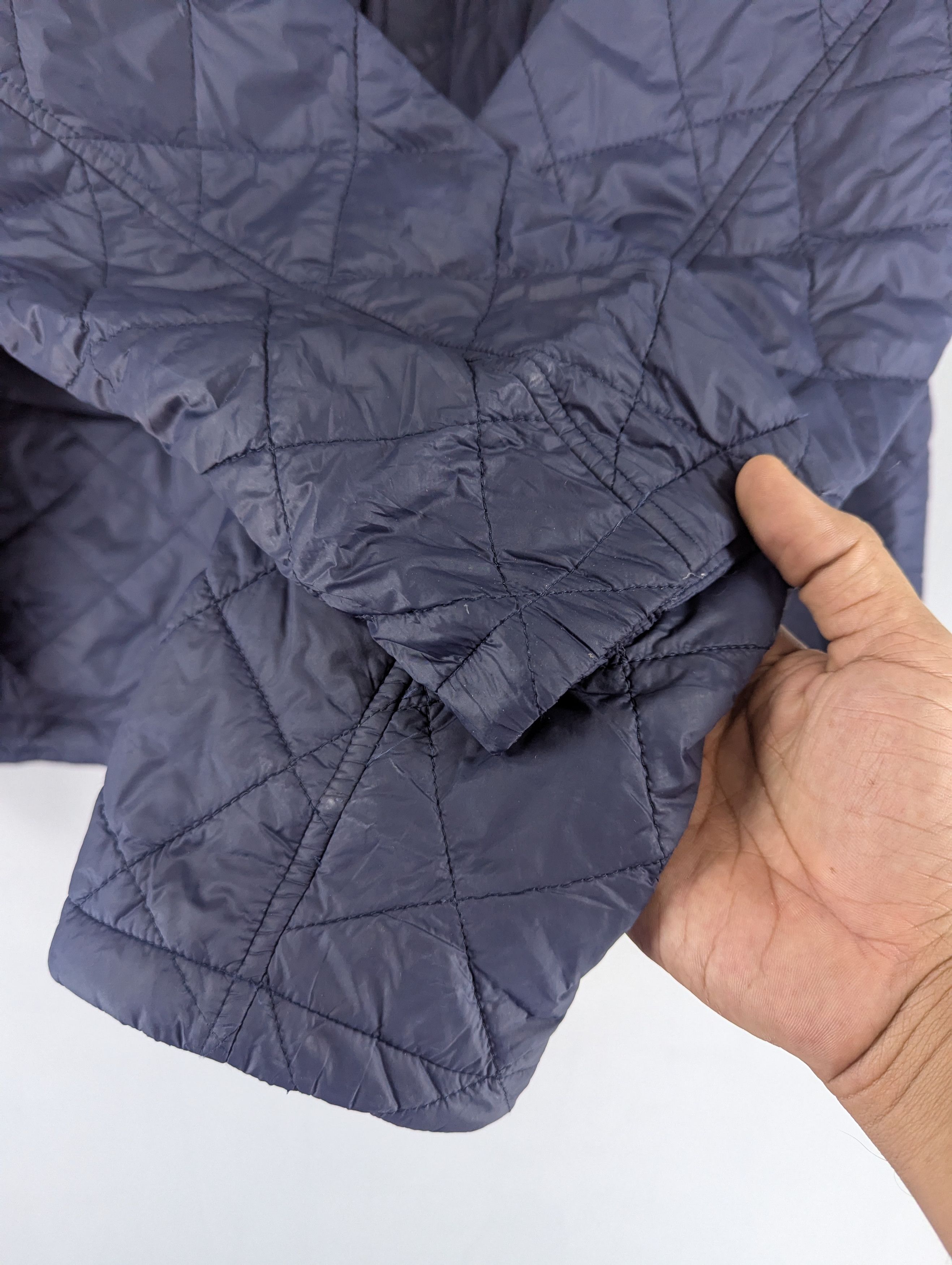 Barbour Barbour Soval Quilted Navy Button Jacket Size US XXL / EU 58 / 5 - 7 Thumbnail
