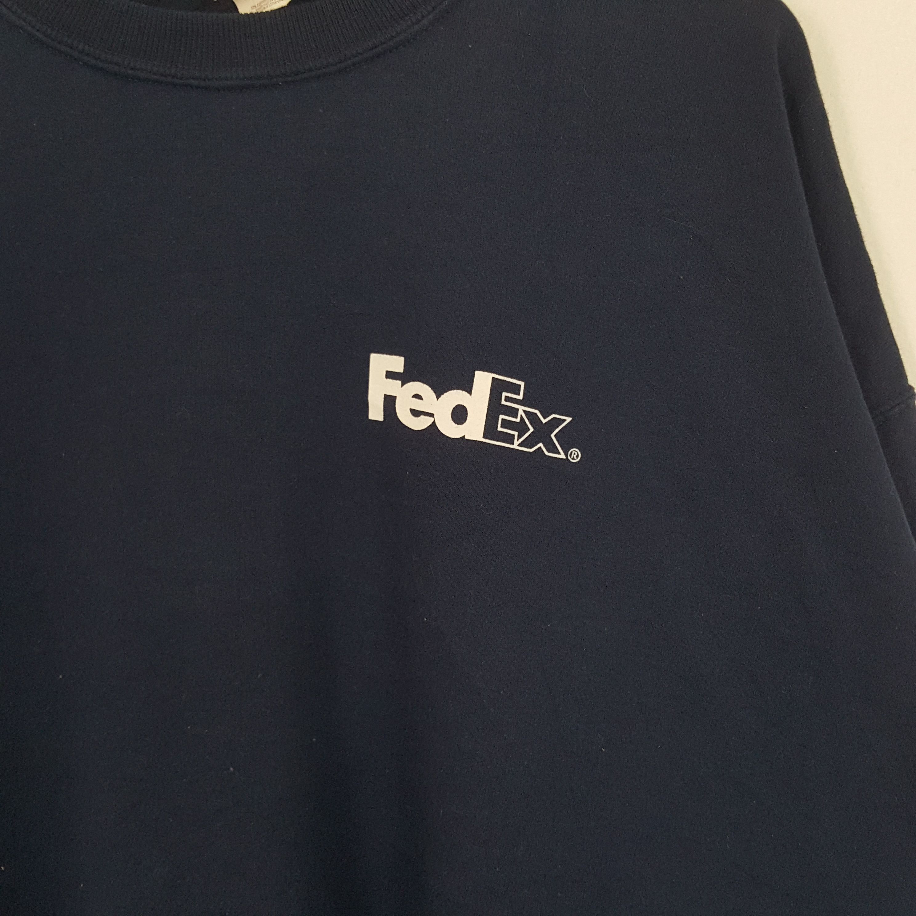 Vintage Vintage Fedex Express Shipping Courier Staff Sweatshirt Size US XXL / EU 58 / 5 - 2 Thumbnail