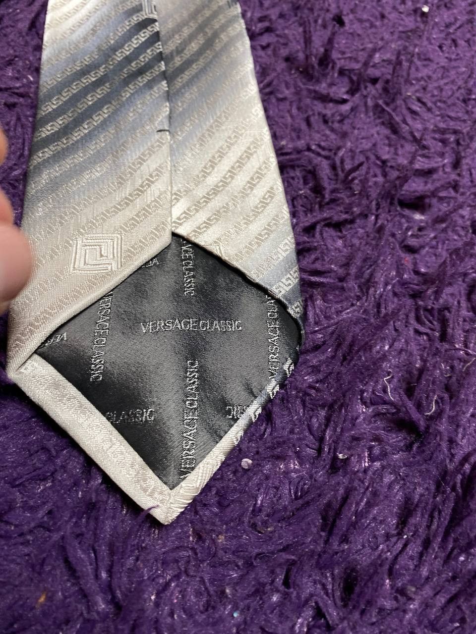 Versace Vintage Versace Silk Tie Made In Italy Size ONE SIZE - 11 Thumbnail