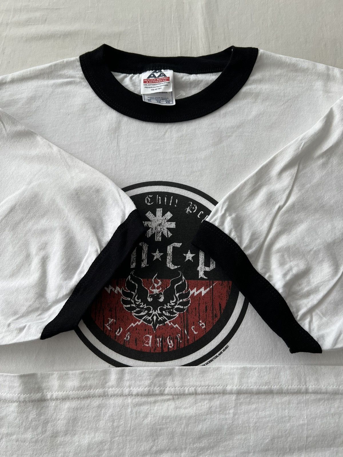 Band Tees Vintage 2004 Red Hot Chili Peppers Los Angeles Ringer Tshirt Size US XL / EU 56 / 4 - 7 Thumbnail