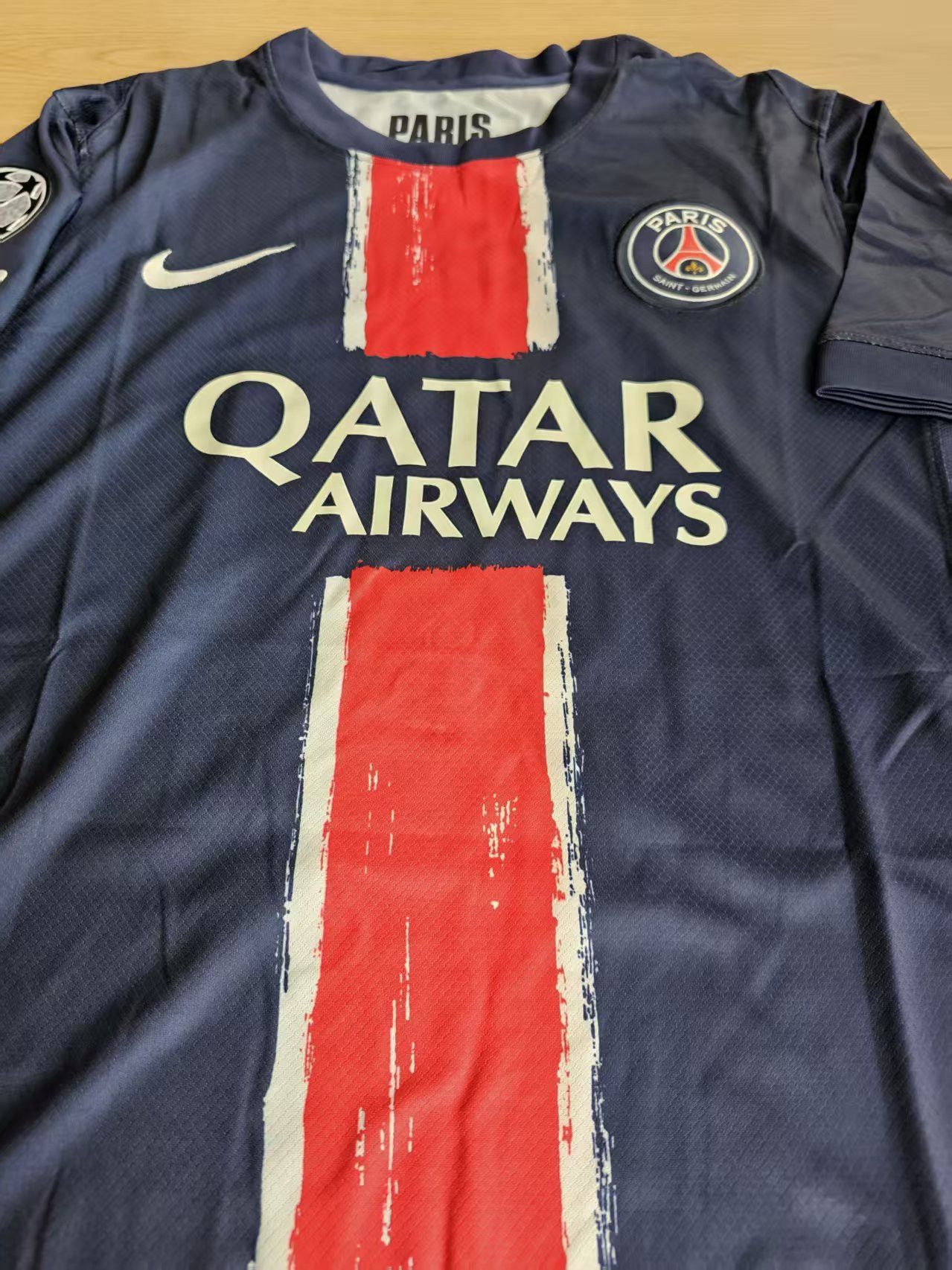 Other 2025 PSG #14 Désiré Doué Jersey Home UEFA Champions League Size US M / EU 48-50 / 2 - 3 Thumbnail