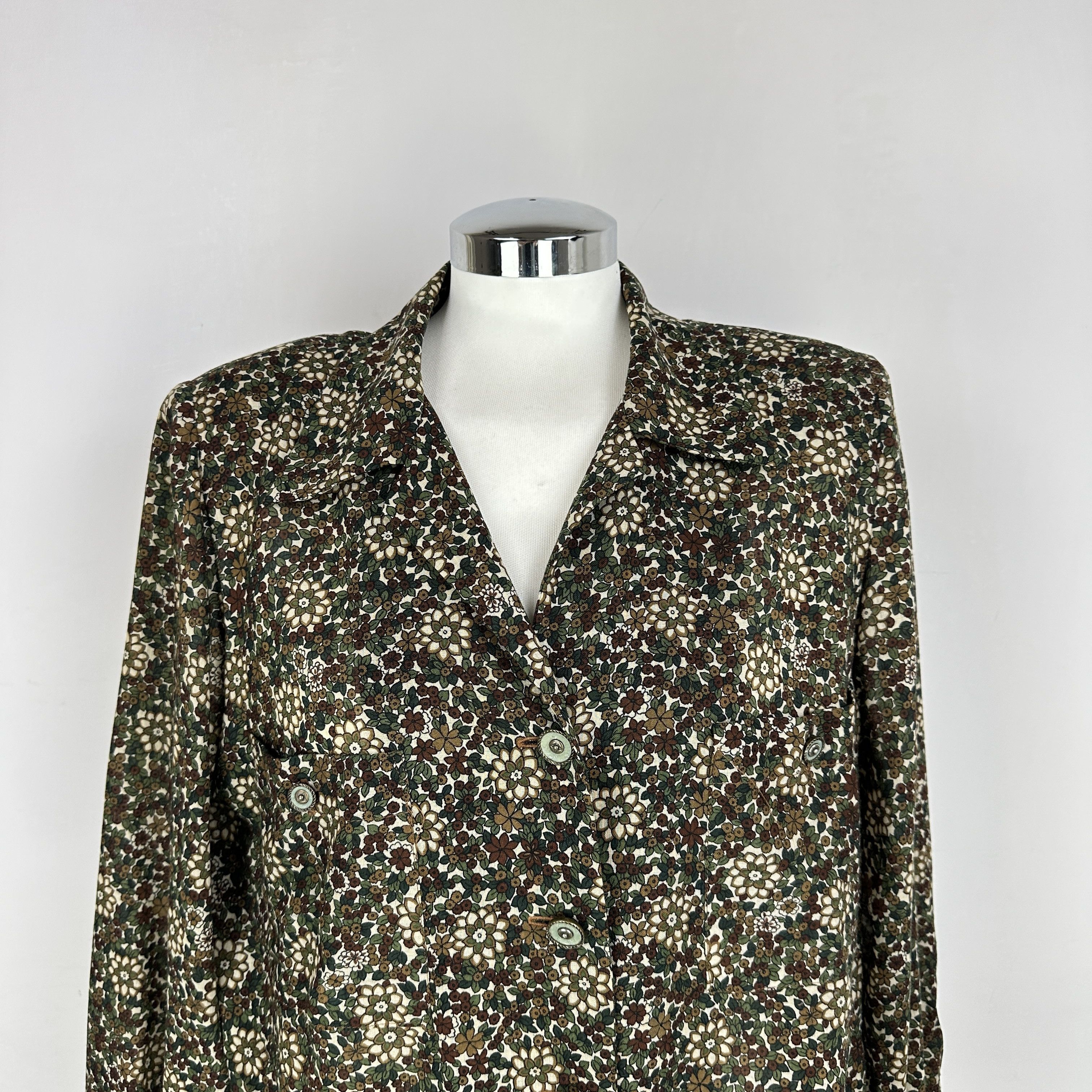 Salvatore Ferragamo Camicia Salvatore Ferragamo a fantasie – 44 IT Size M / US 6-8 / IT 42-44 - 2 Thumbnail
