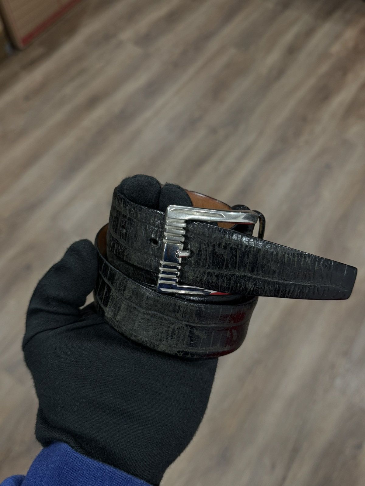 Other Paolo Da Ponte Genuine Leather Belt Size 36 - 5 Thumbnail
