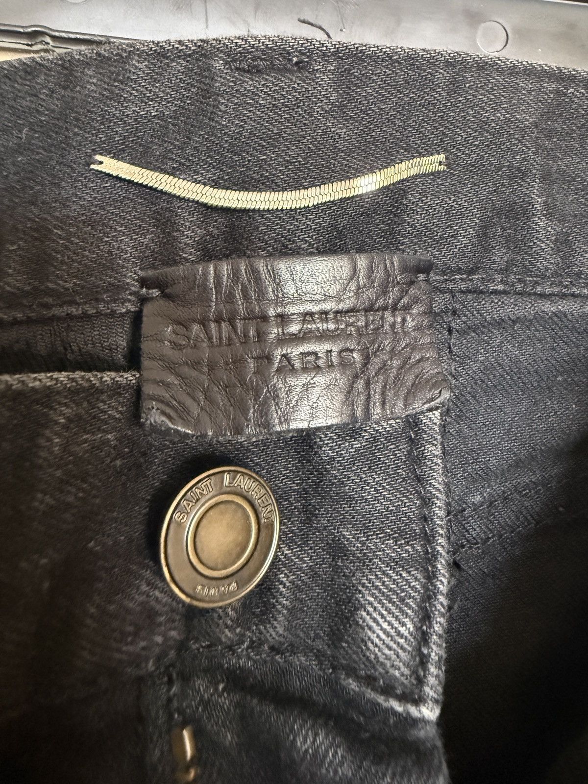 Saint Laurent Paris Saint Laurent Distressed Denim Size US 30 / EU 46 - 4 Thumbnail