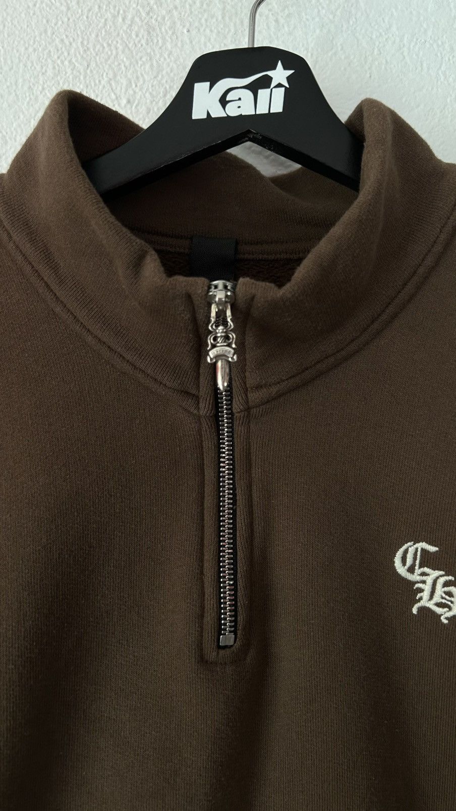 Chrome Hearts Chrome Hearts Brown Quarter Zip Size US XL / EU 56 / 4 - 9 Thumbnail
