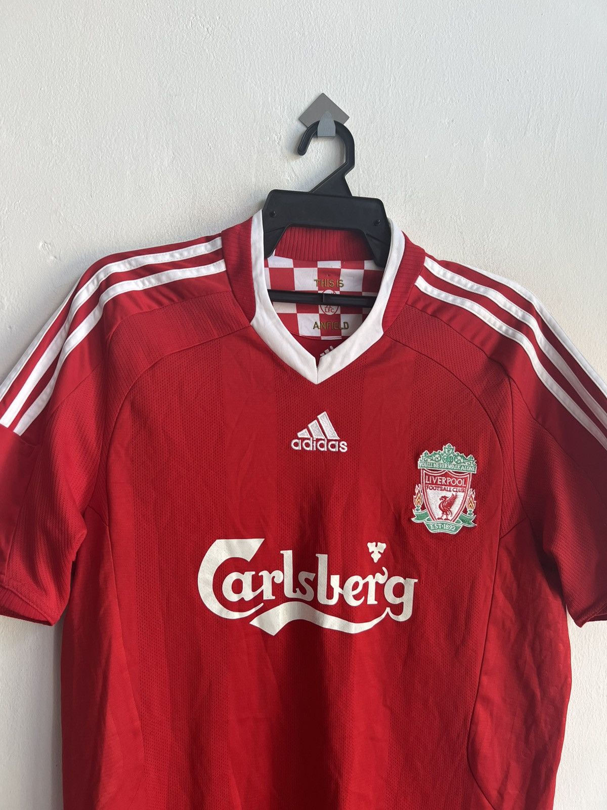 Adidas Original Adidas 2008-09 Liverpool FC Home Jersey Blocktech Size US M / EU 48-50 / 2 - 2 Thumbnail