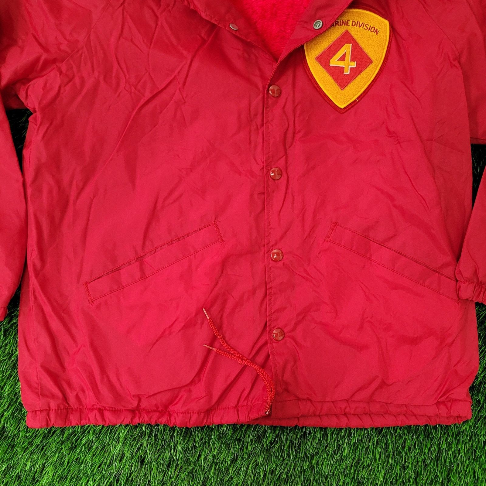 Other Vintage 70s USMC 4th Marine Jacket Medium 22x25 Baggy Red Size US M / EU 48-50 / 2 - 14 Thumbnail