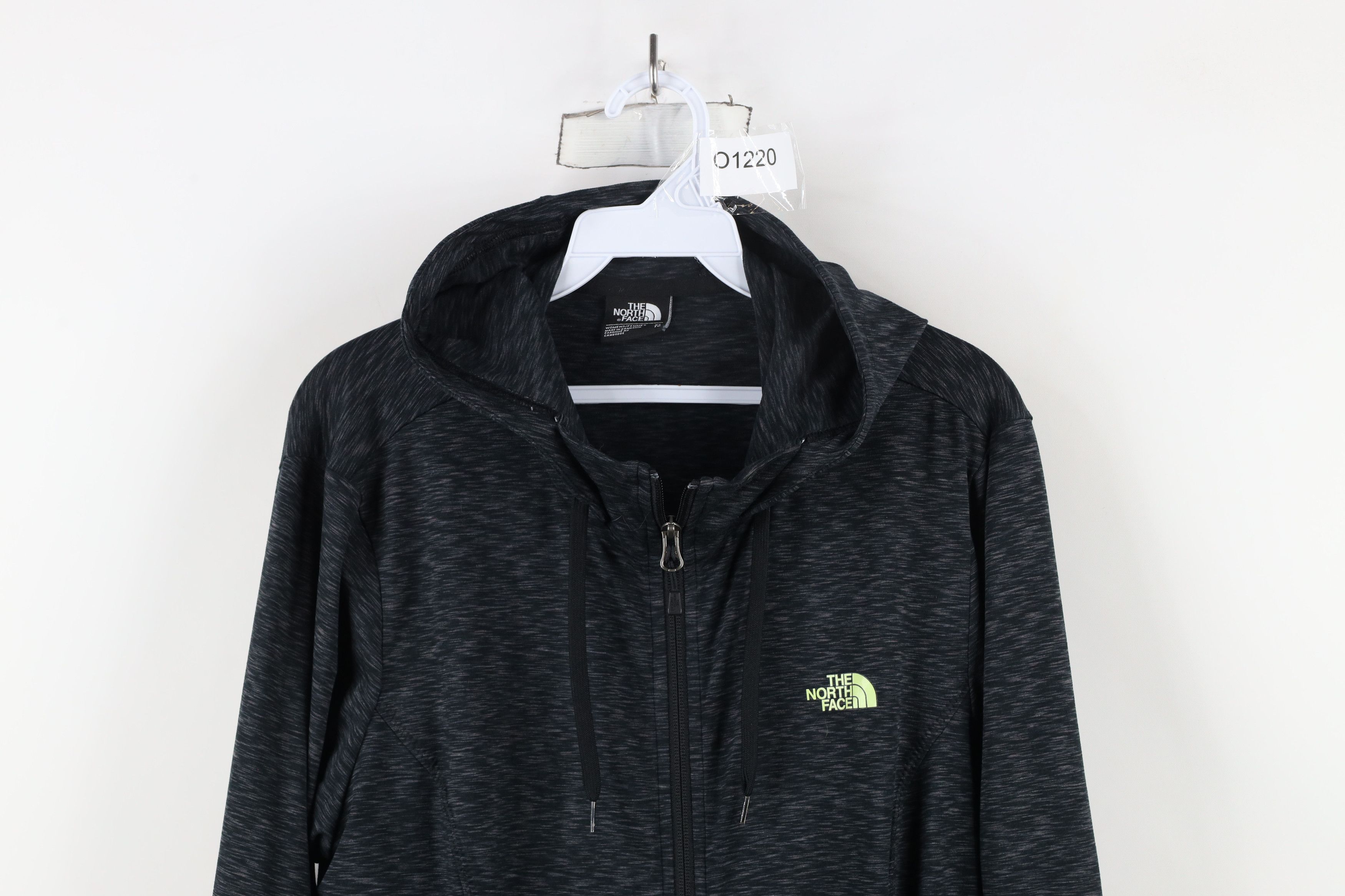The North Face × Vintage The North Face Lightweight Knit Full Zip Hoodie Black Size XL / US 12-14 / IT 48-50 - 2 Thumbnail
