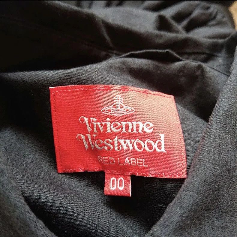 Vivienne Westwood Vivienne Westwood size00 Loose cotton shirt with ruffled ed Size L / US 10 / IT 46 - 8 Thumbnail