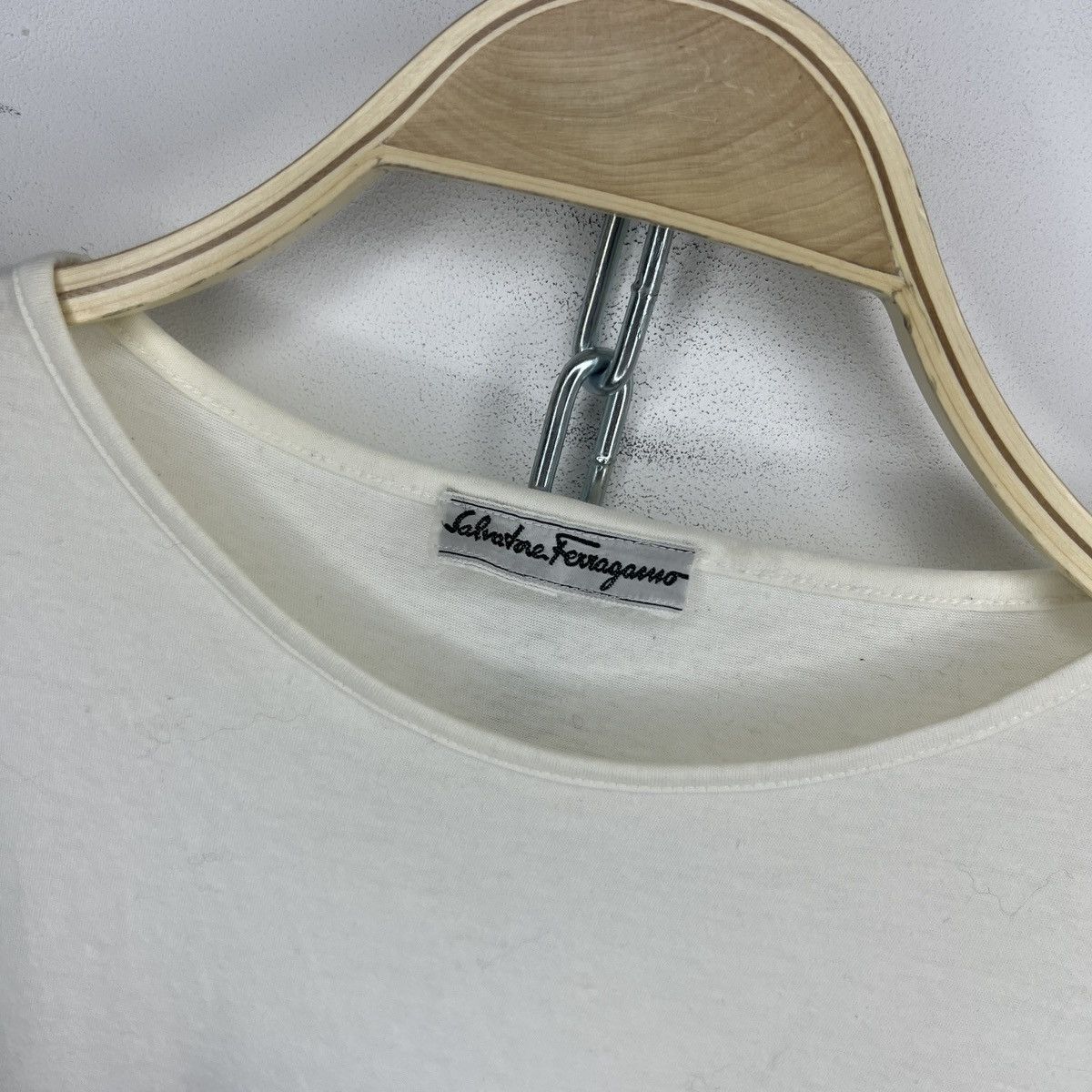 Salvatore Ferragamo × Vintage Vintage SALVATORE FERRAGAMO Seoul 1988 Print T-Shirt Tee Size US M / EU 48-50 / 2 - 6 Thumbnail