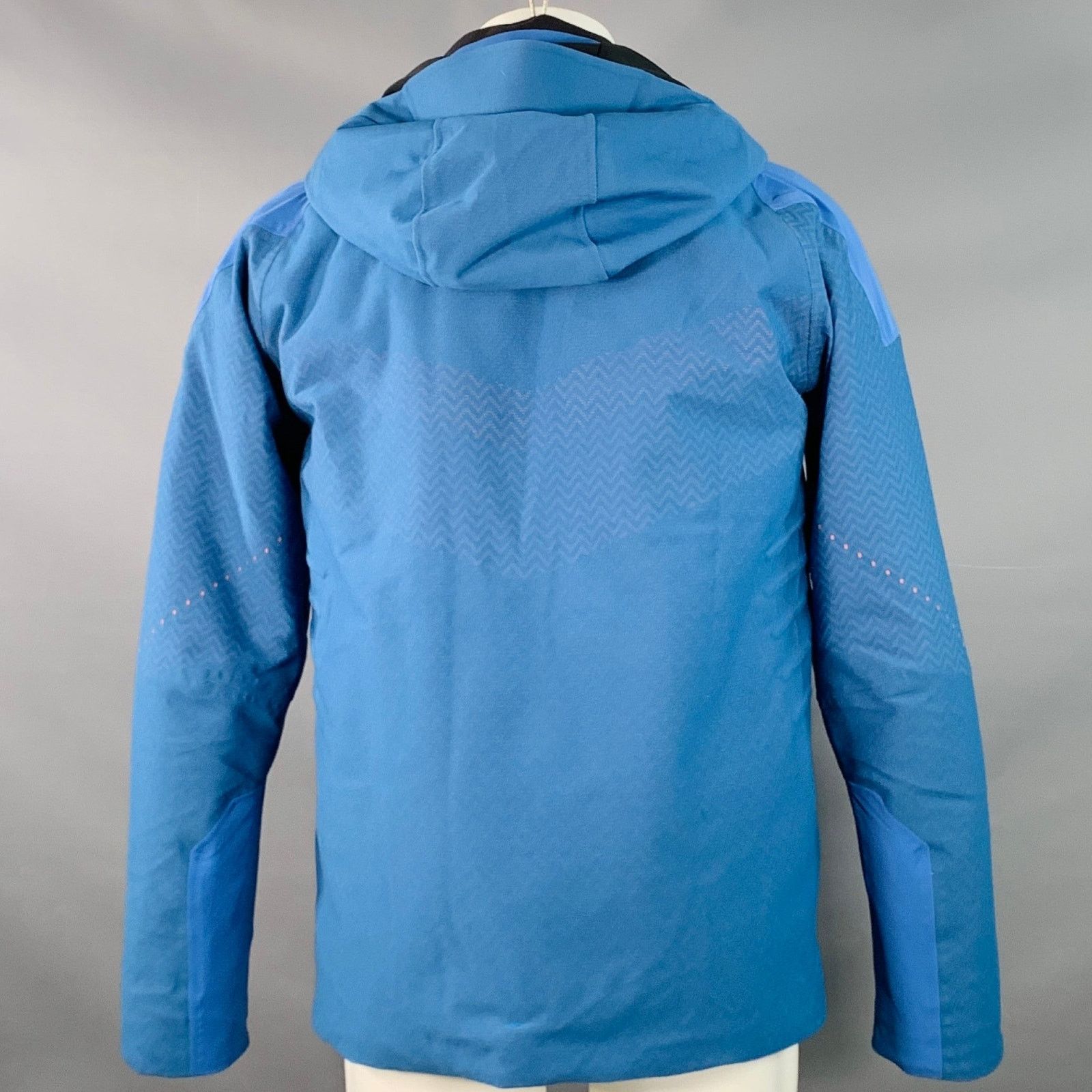 KJUS KJUS Size M Freelite Blue Chevron Polyester Ski Jacket Size US M / EU 48-50 / 2 - 4 Thumbnail