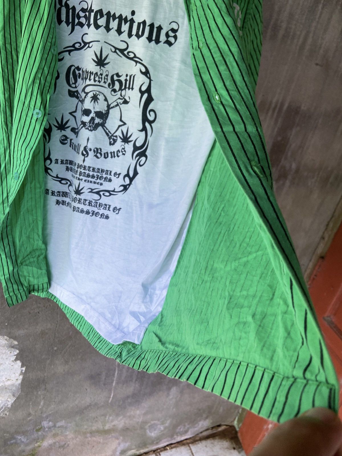 Other MYSTERRIOUS CYPRESS HILL DOUBLE LAYER TEE BUTTON UP SHIRT Size US M / EU 48-50 / 2 - 10 Thumbnail