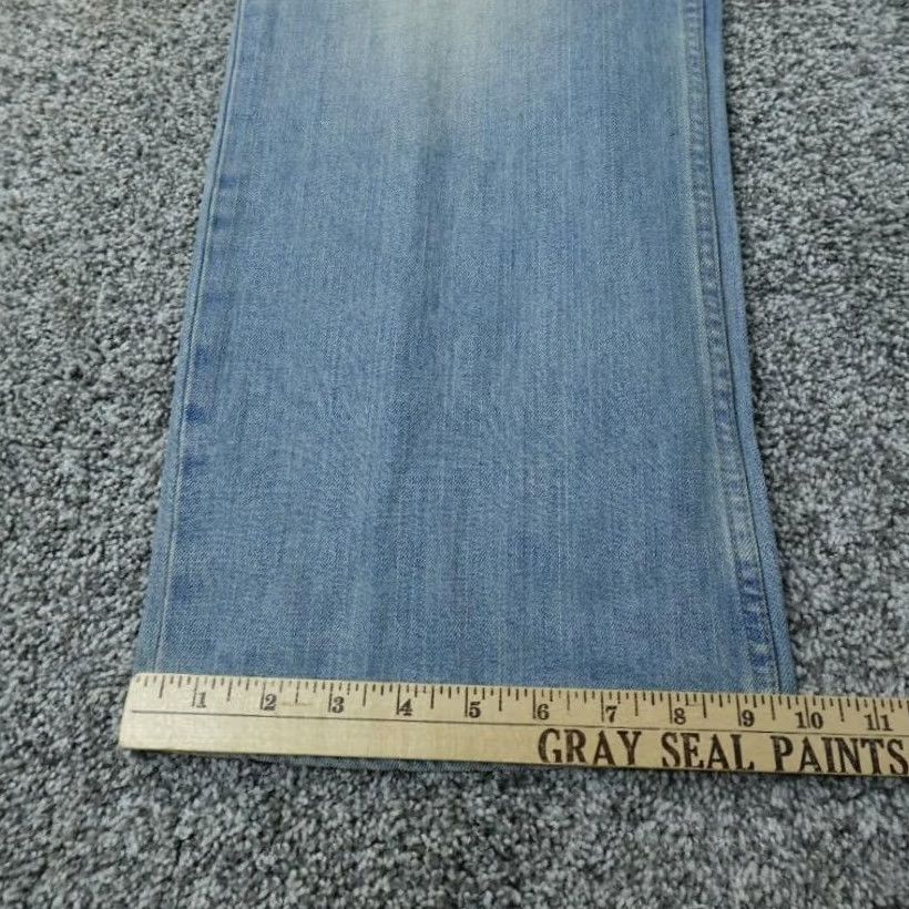 Lee Lee Jeans Mens 40X30 Light Blue Denim Pants Relaxed Straight Stretch 5-Pocket Design Jeans Size US 40 / EU 56 - 3 Thumbnail