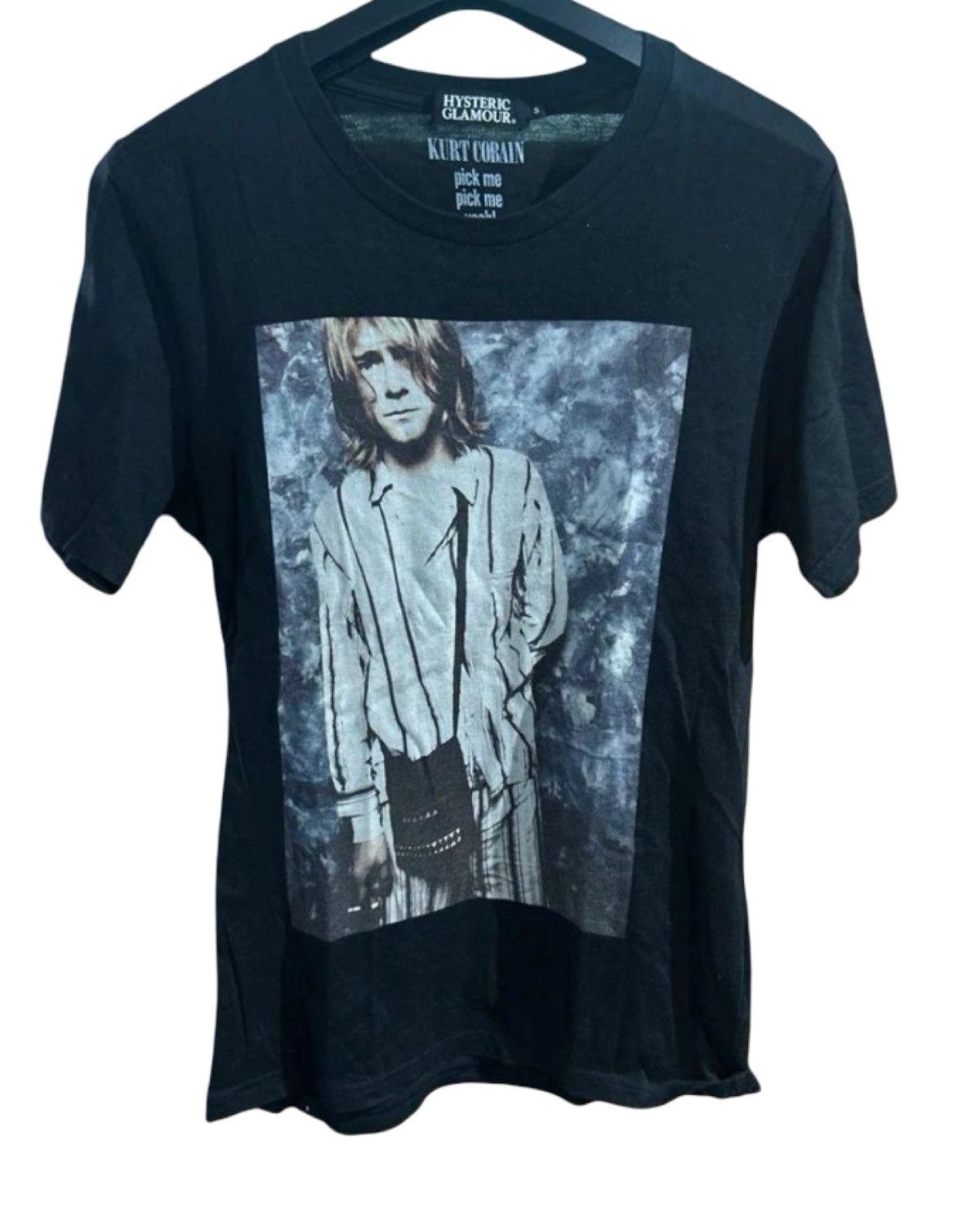 Hysteric Glamour Hysteric Glamour Kurt Cobain Pink Tee Grandma