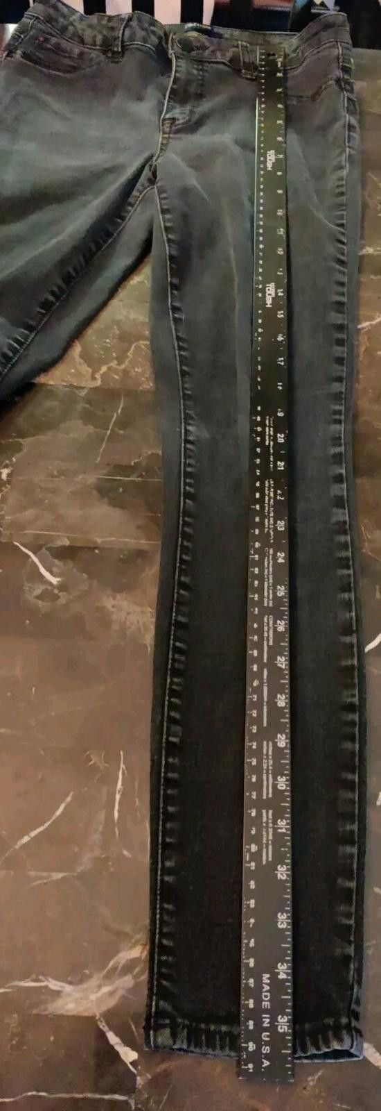 Other Refuge Jeans 8 Faded Black Stretch Denim Taper Leg 5 Pocke Size 30" / US 8 / IT 44 - 11 Thumbnail