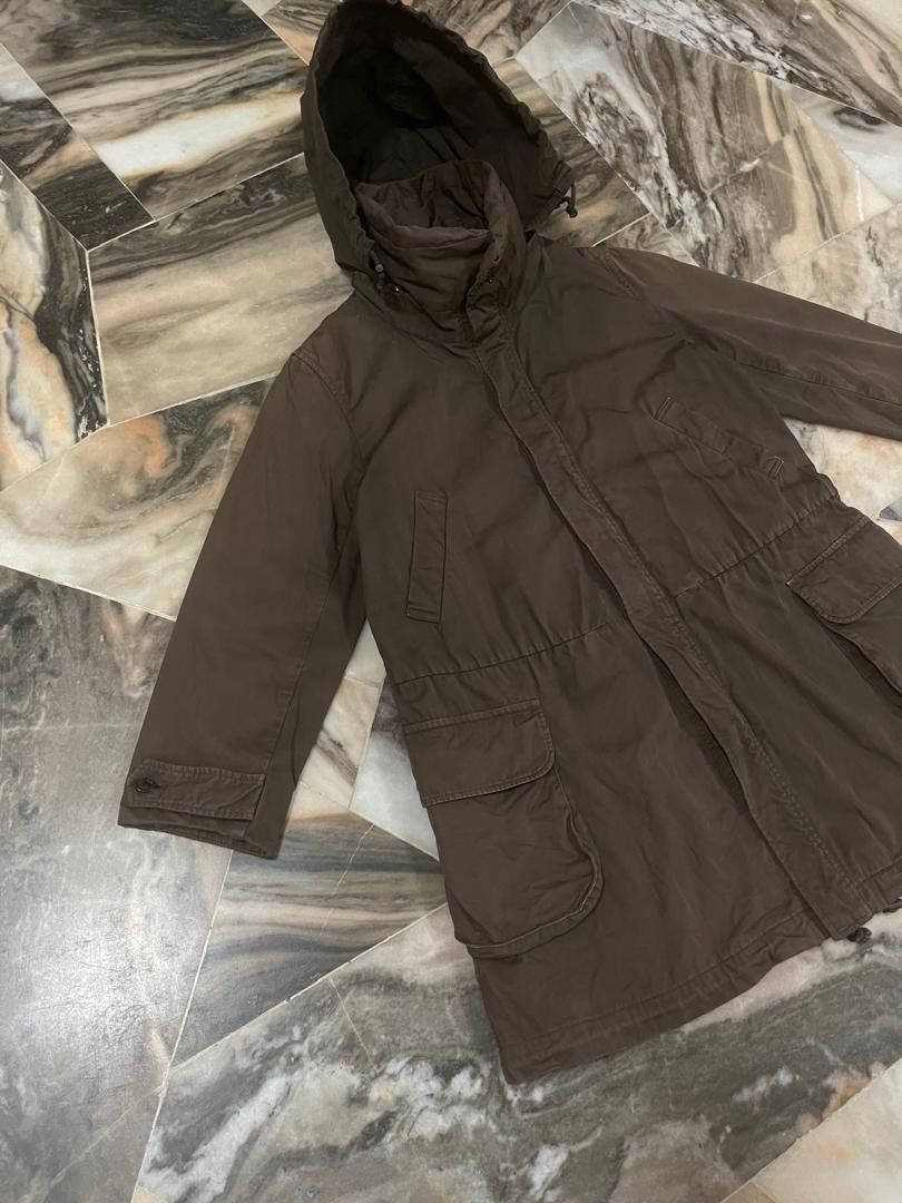 Issey Miyake Issey Miyake by Plantation Parka Hope Khaki Hoodie Jacket Size US M / EU 48-50 / 2 - 2 Thumbnail
