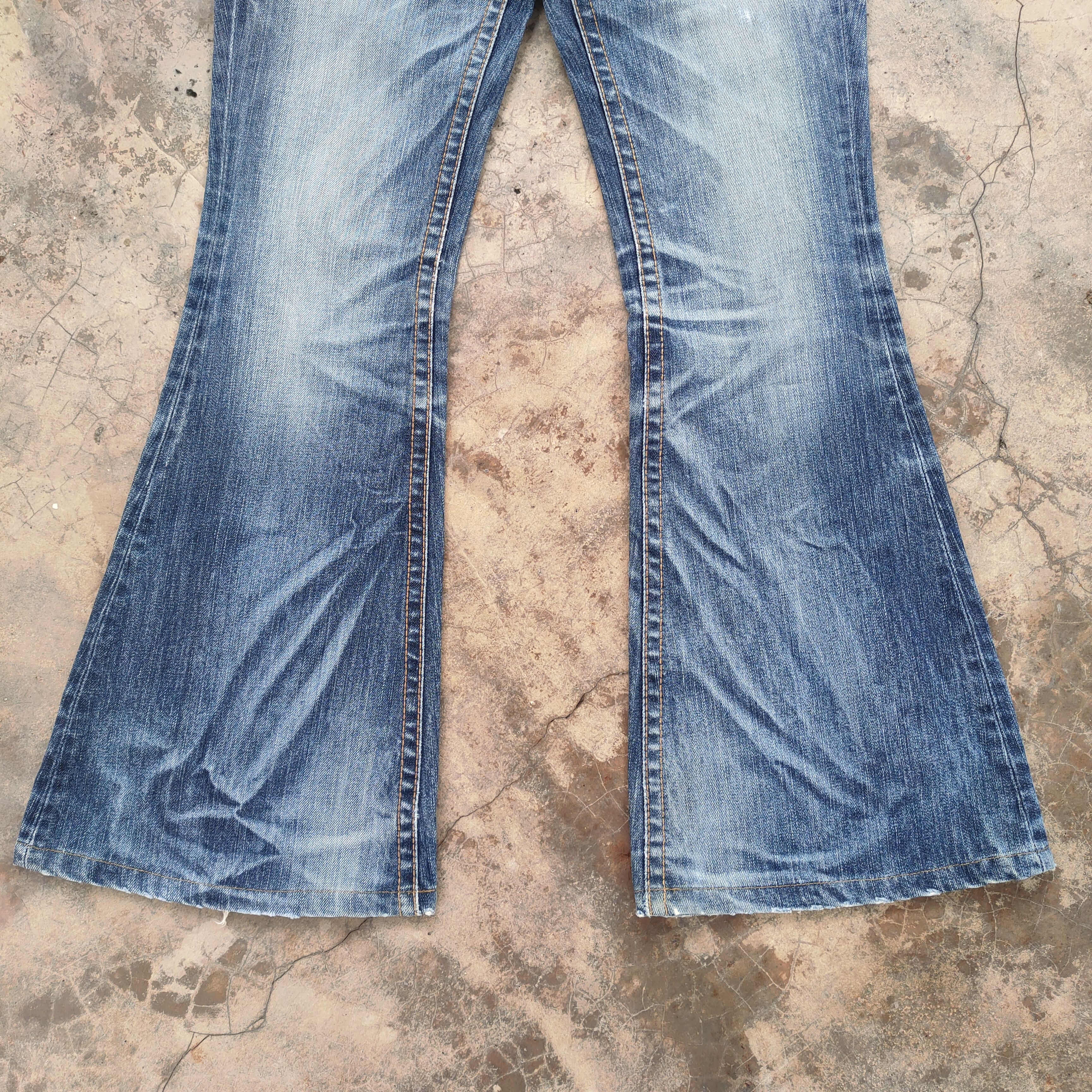 Japanese Brand FLARE VINTAGE LOLITA BOOT CUT DENIM JEAN PANTS Size US 29 - 4 Thumbnail