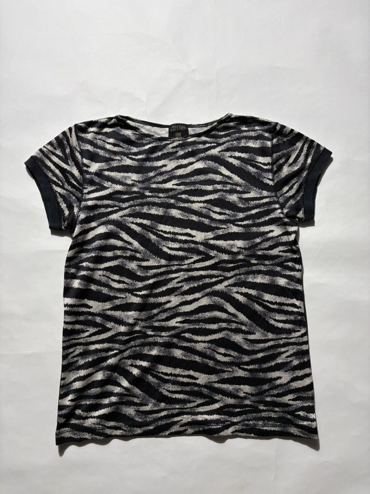 Jean Paul Gaultier 90’s JEAN PAUL GAULTIER HOMME ZEBRA PATTERN SHIRT Size US S / EU 44-46 / 1 - 1 Thumbnail