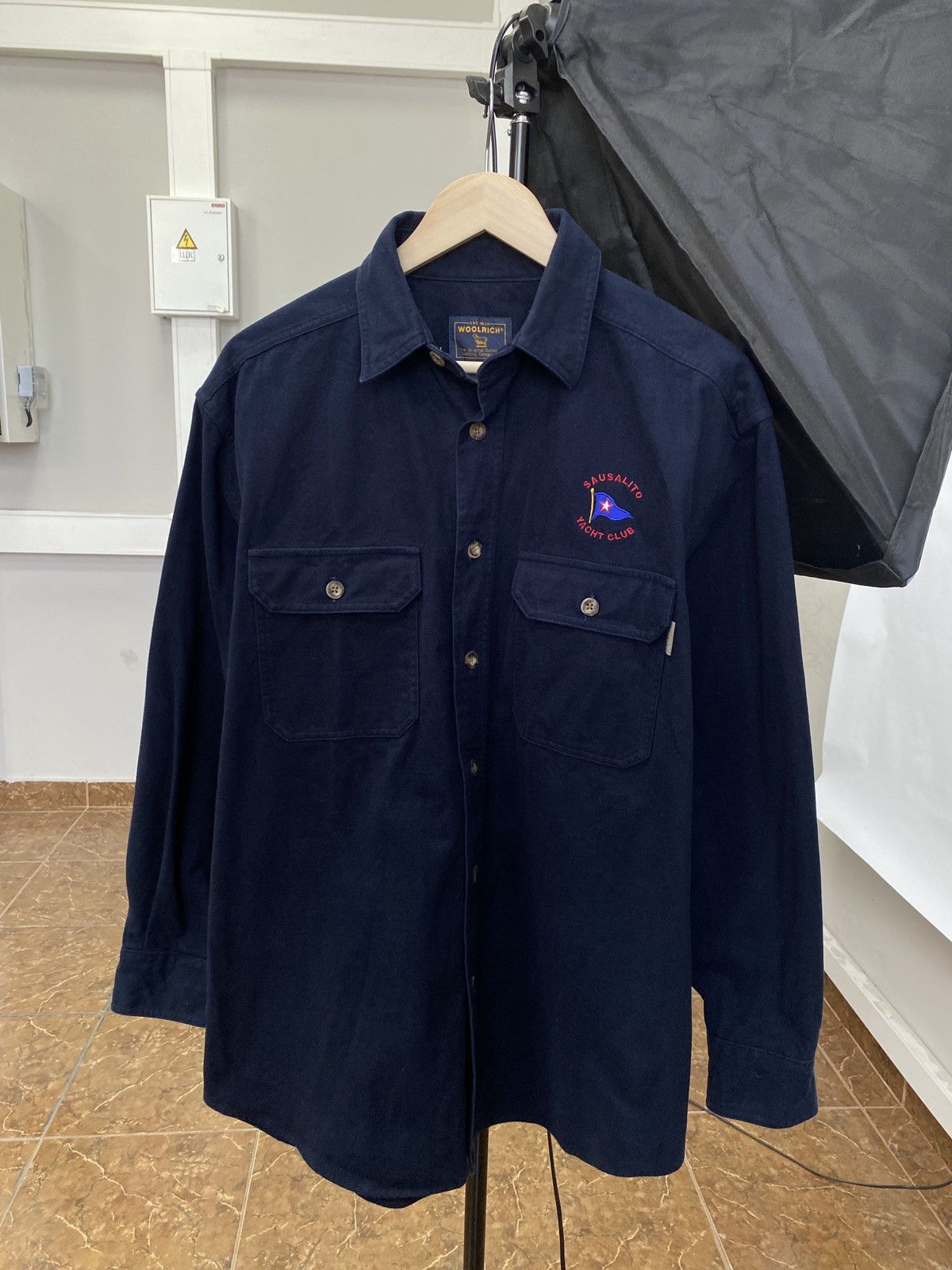 Woolrich Woolen Mills Y2K Woolrich Sausalito Yacht Club Overshit Jacket Rare Retro Size US M / EU 48-50 / 2 - 1 Thumbnail