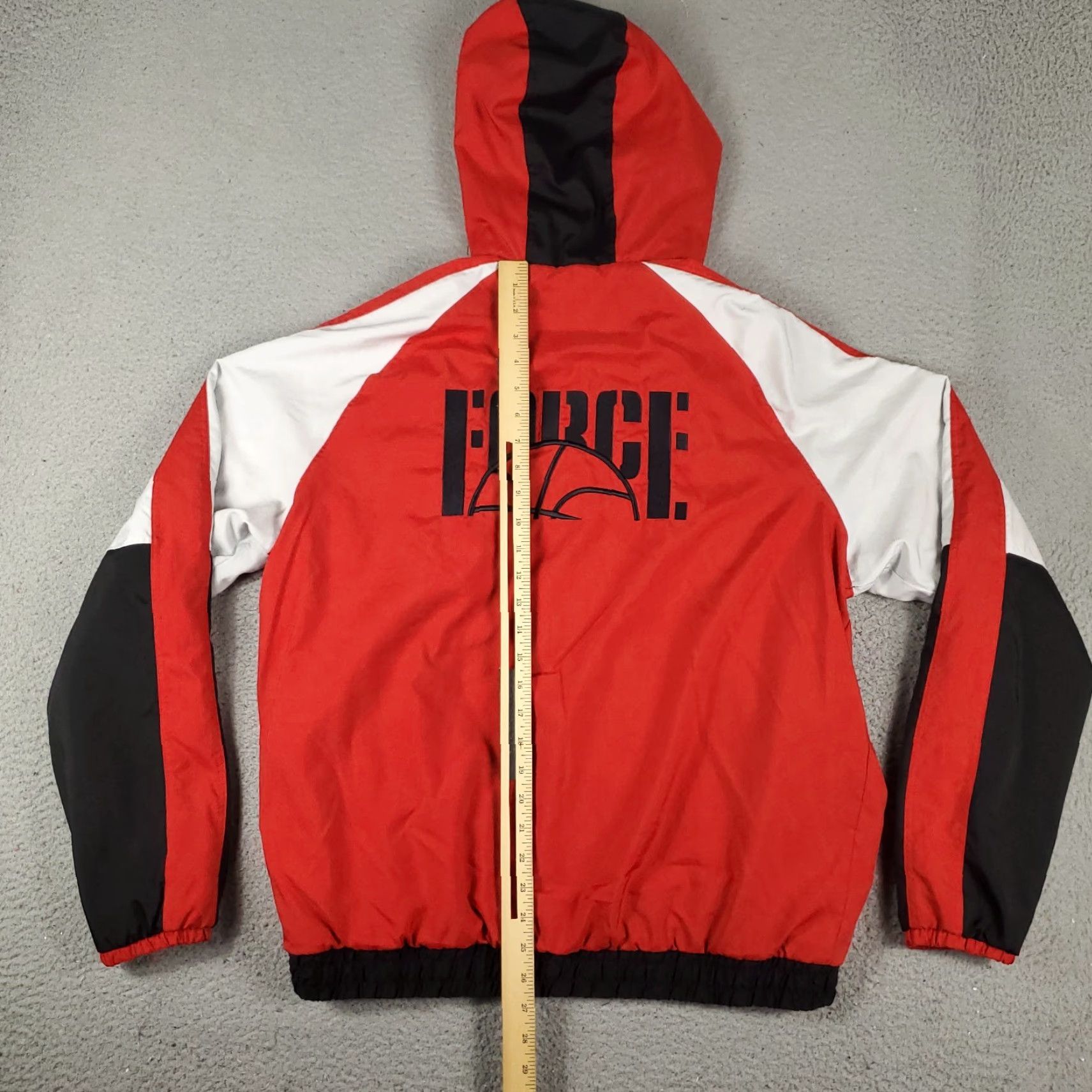 Nike Nike Jacket Mens Large Red Black DNA Force Swoosh Full Zip Hoodie Windbreaker Size US L / EU 52-54 / 3 - 7 Thumbnail
