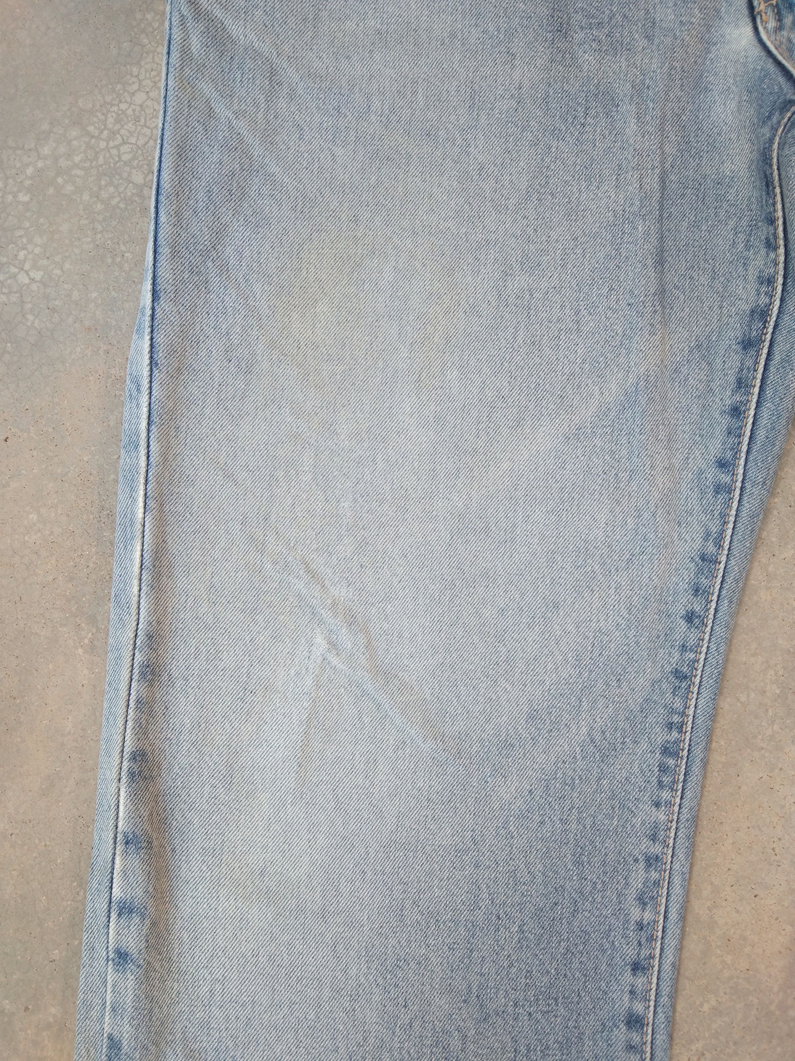Japanese Brand Vintage Japanese Edwin Faded Blue Distressed Jeans 32x31 Size US 32 / EU 48 - 5 Thumbnail
